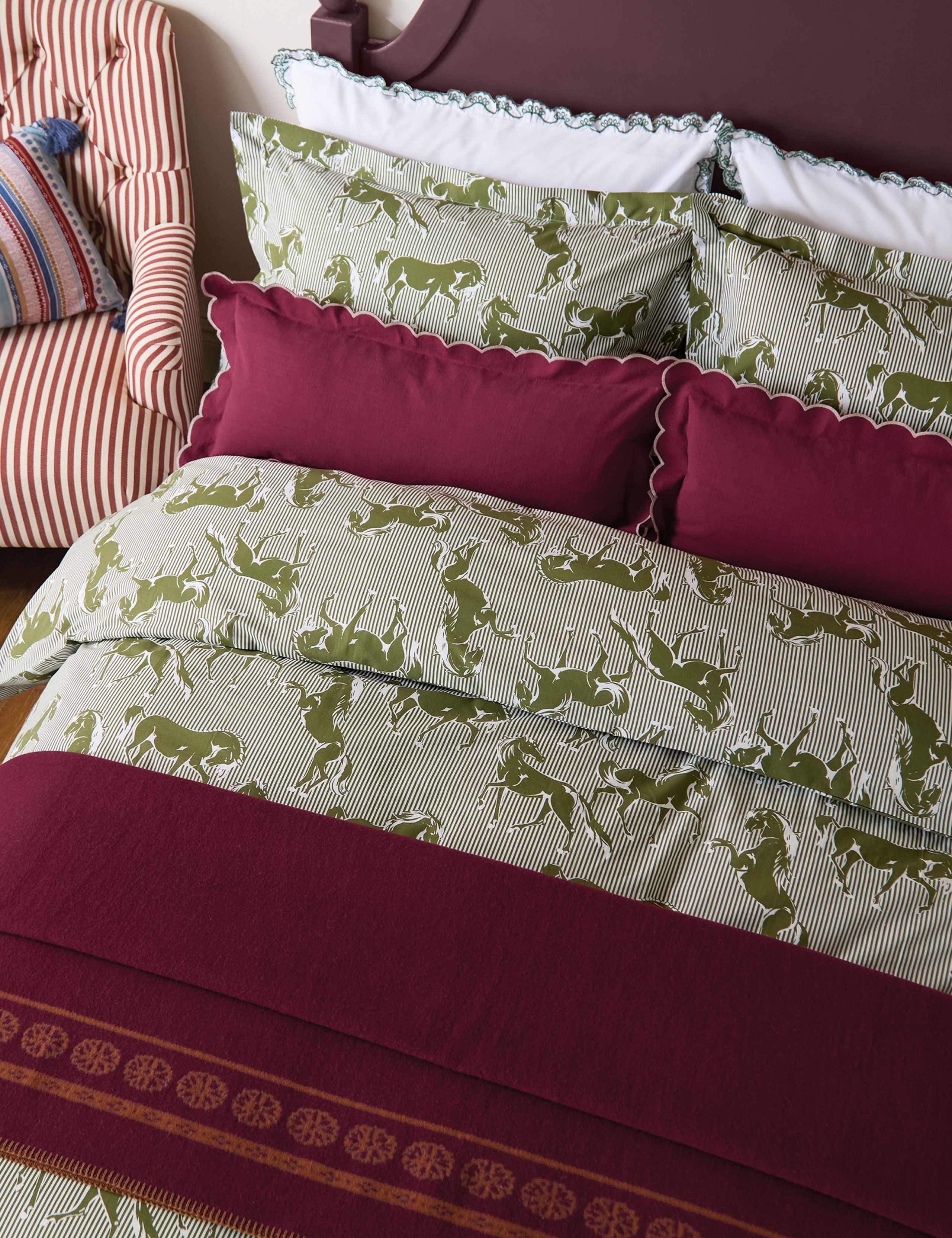 Pure Cotton Horse Stripe Bedding Set 4 of 6