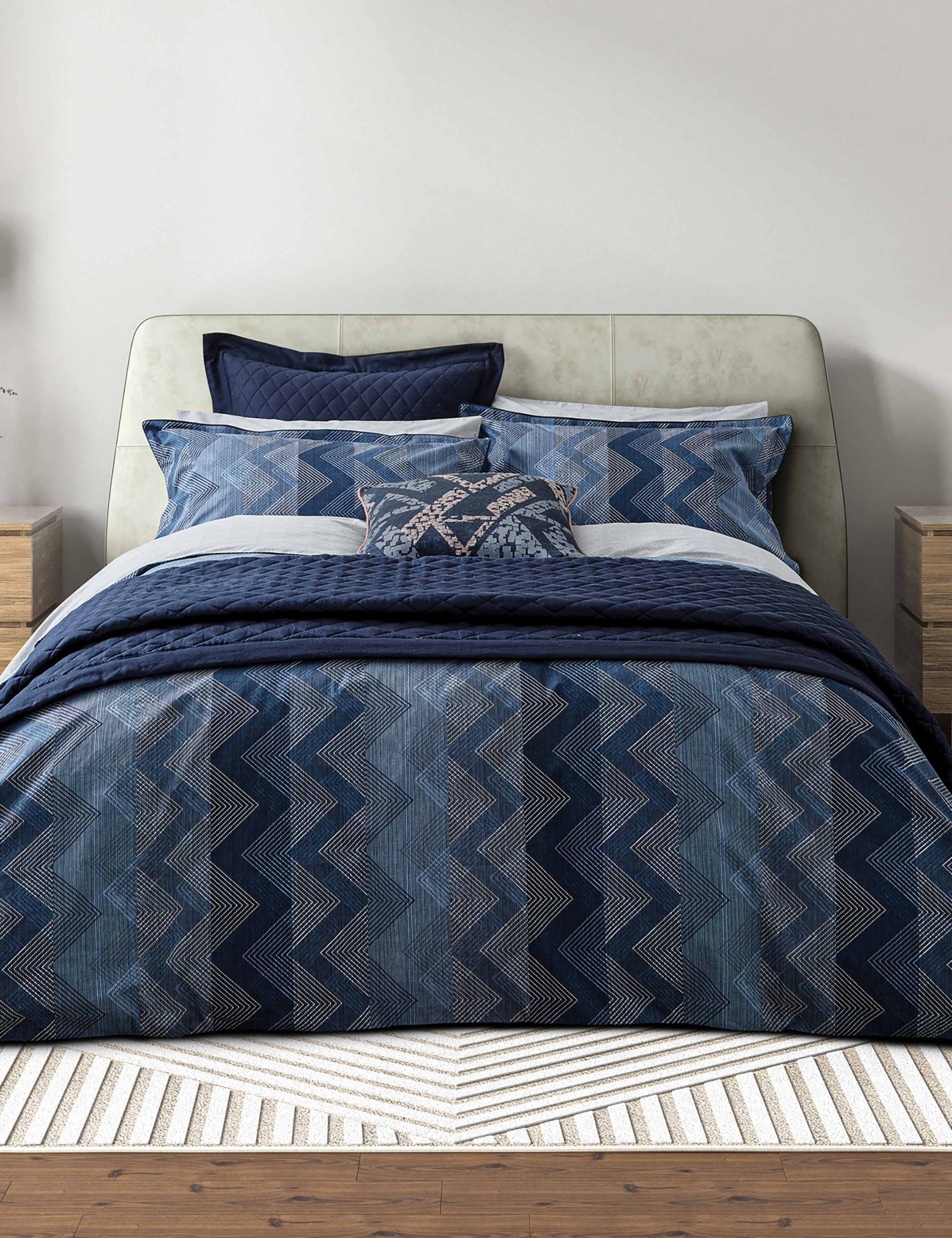 Pure Cotton Percale Sutton Bedding Set 2 of 6