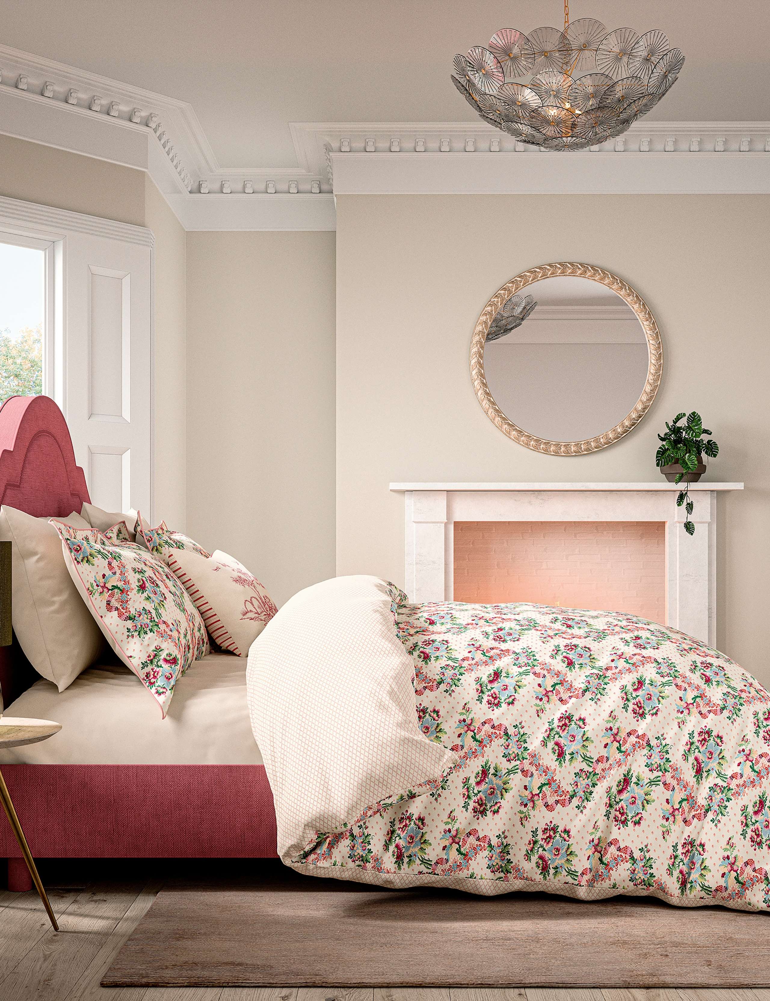 Pure Cotton French Garden Bedding Set 4 of 8