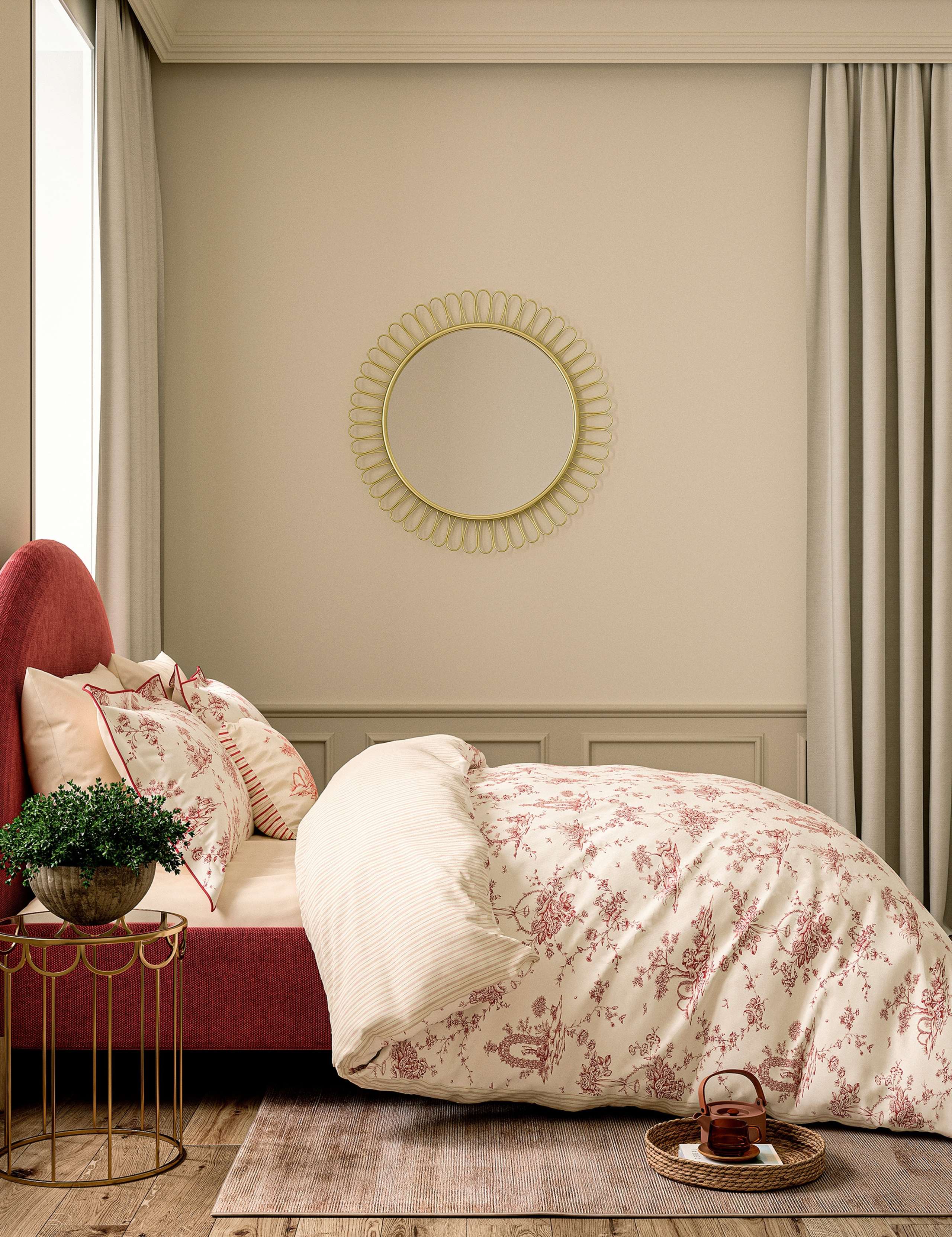 Pure Cotton Garden Of Love Bedding Set 3 of 8