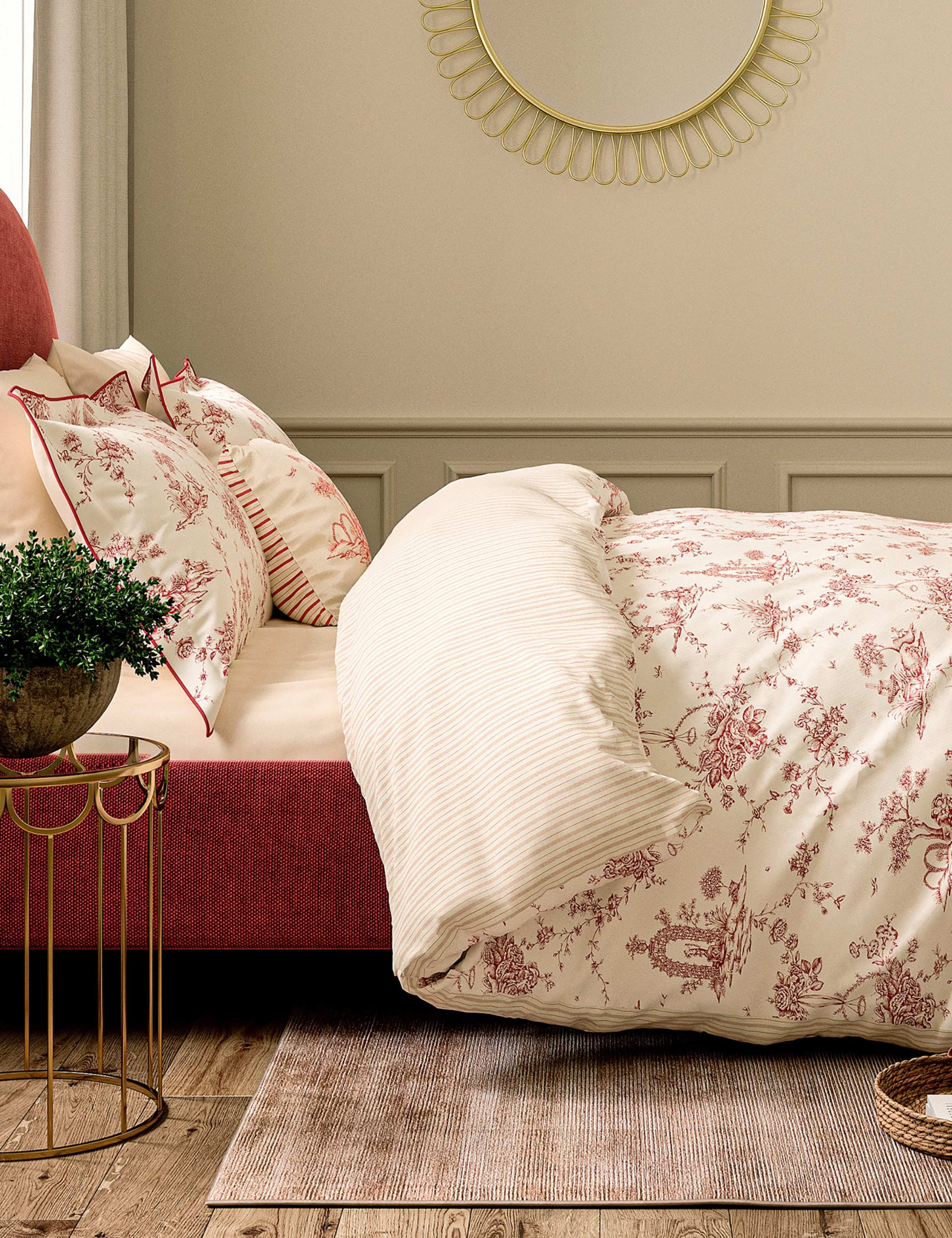 Pure Cotton Garden Of Love Bedding Set 4 of 8
