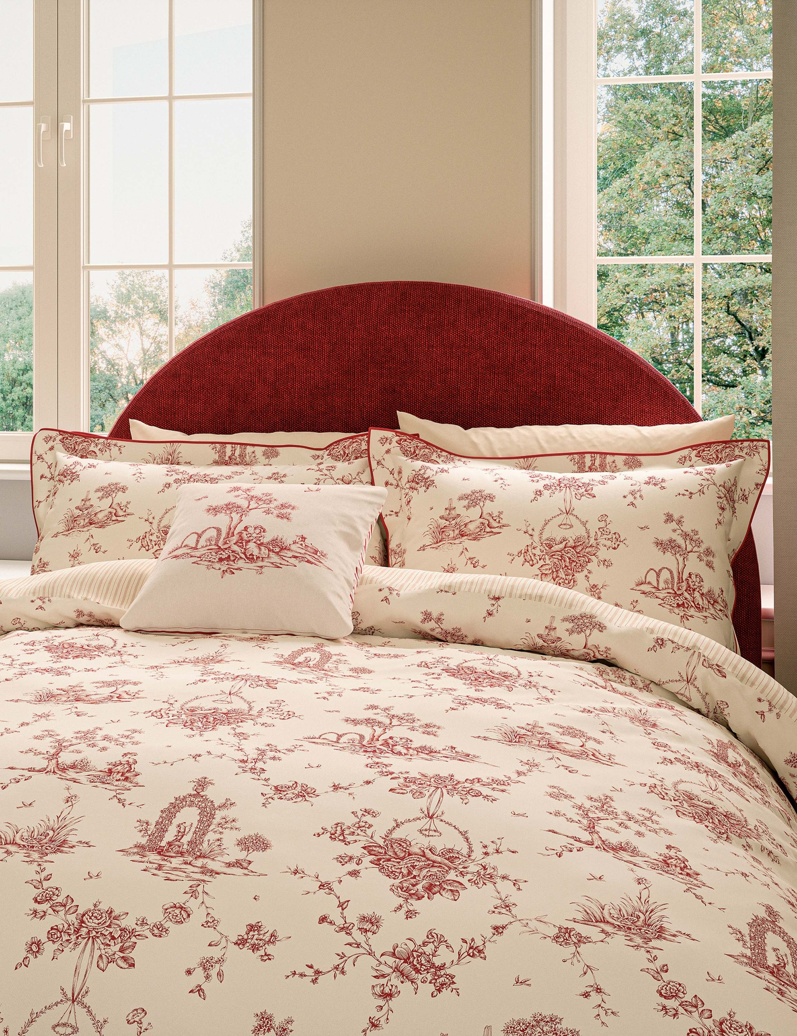Pure Cotton Garden Of Love Bedding Set 8 of 8