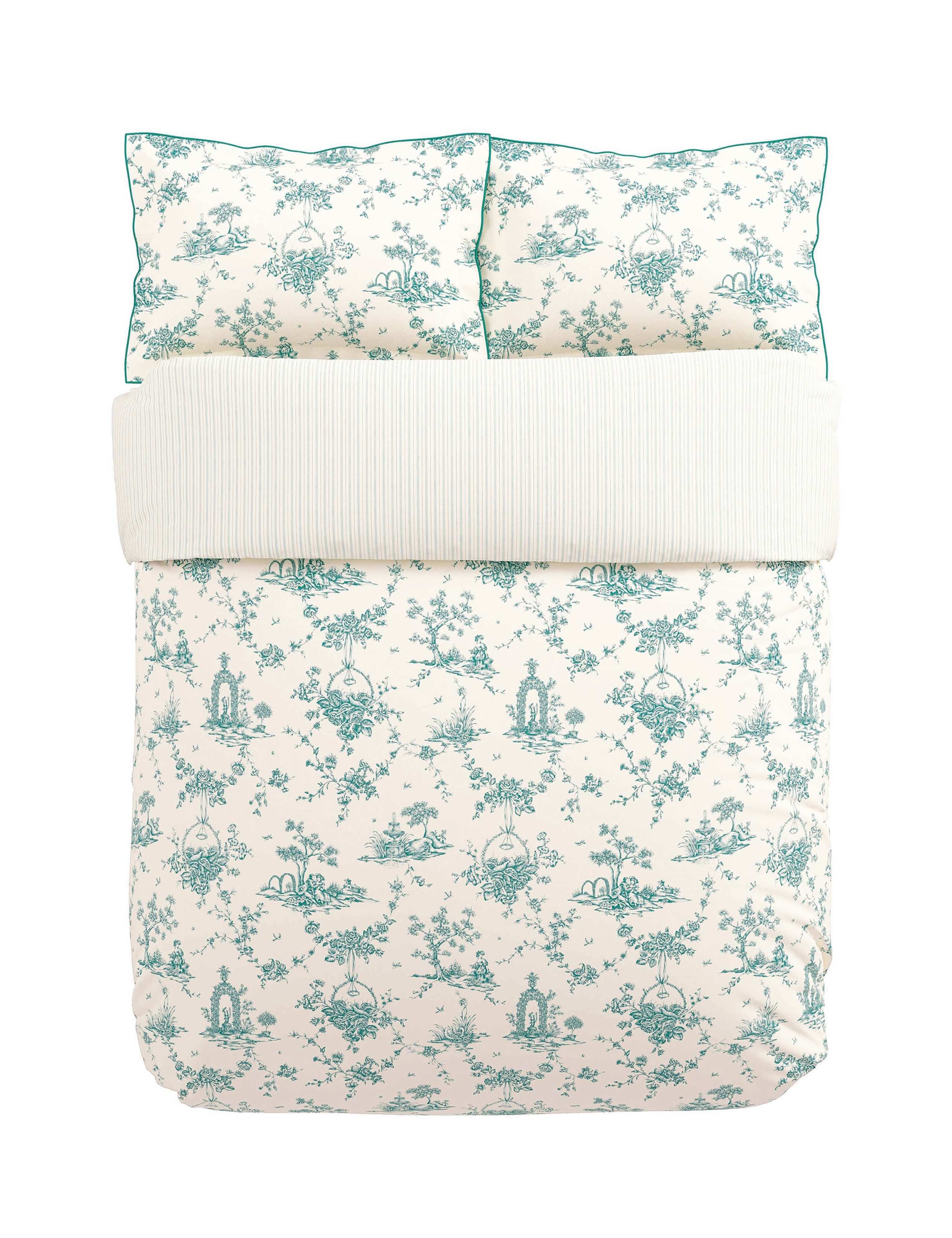 Pure Cotton Garden Of Love Bedding Set 2 of 8