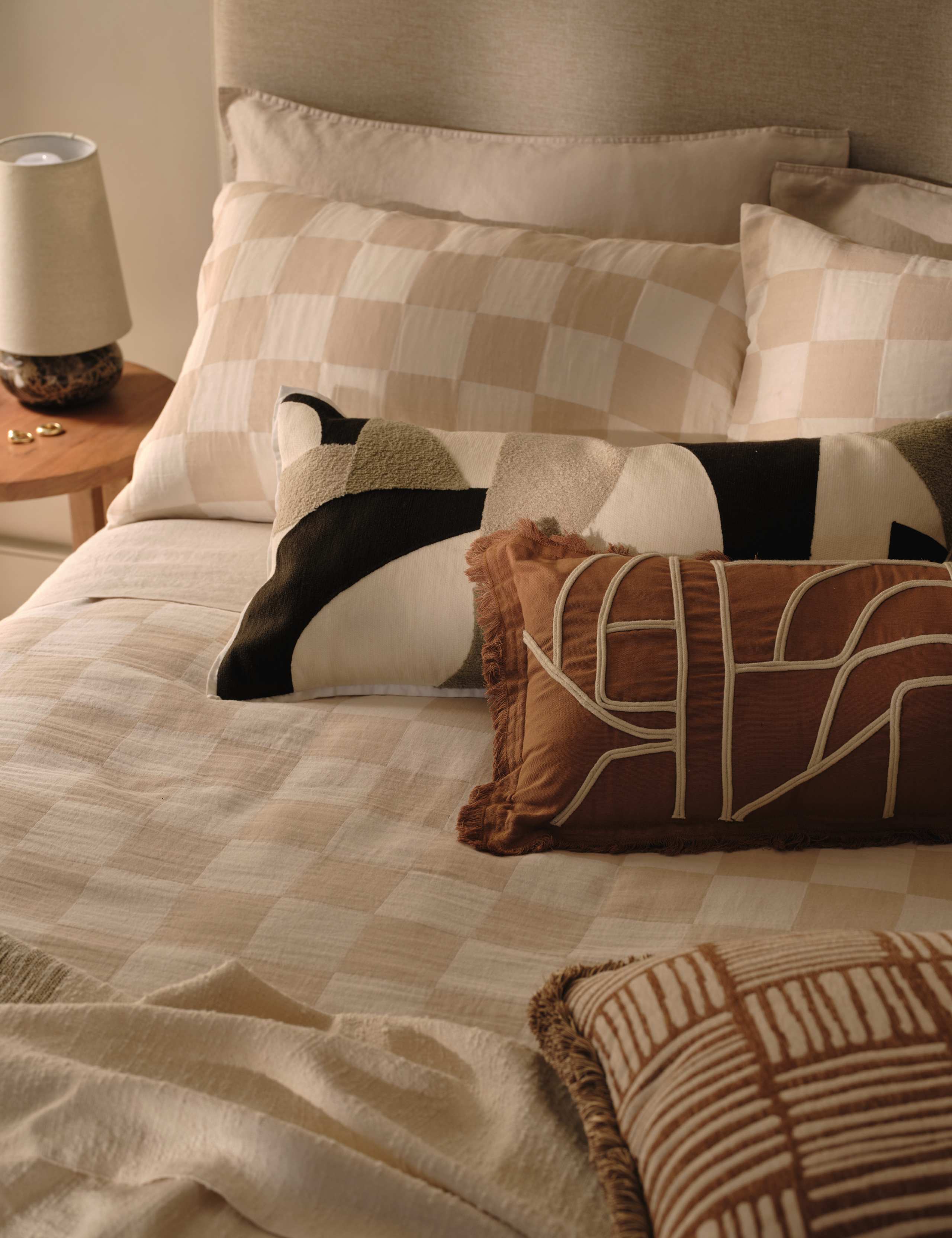 Chenille Striped Cushion 5 of 7