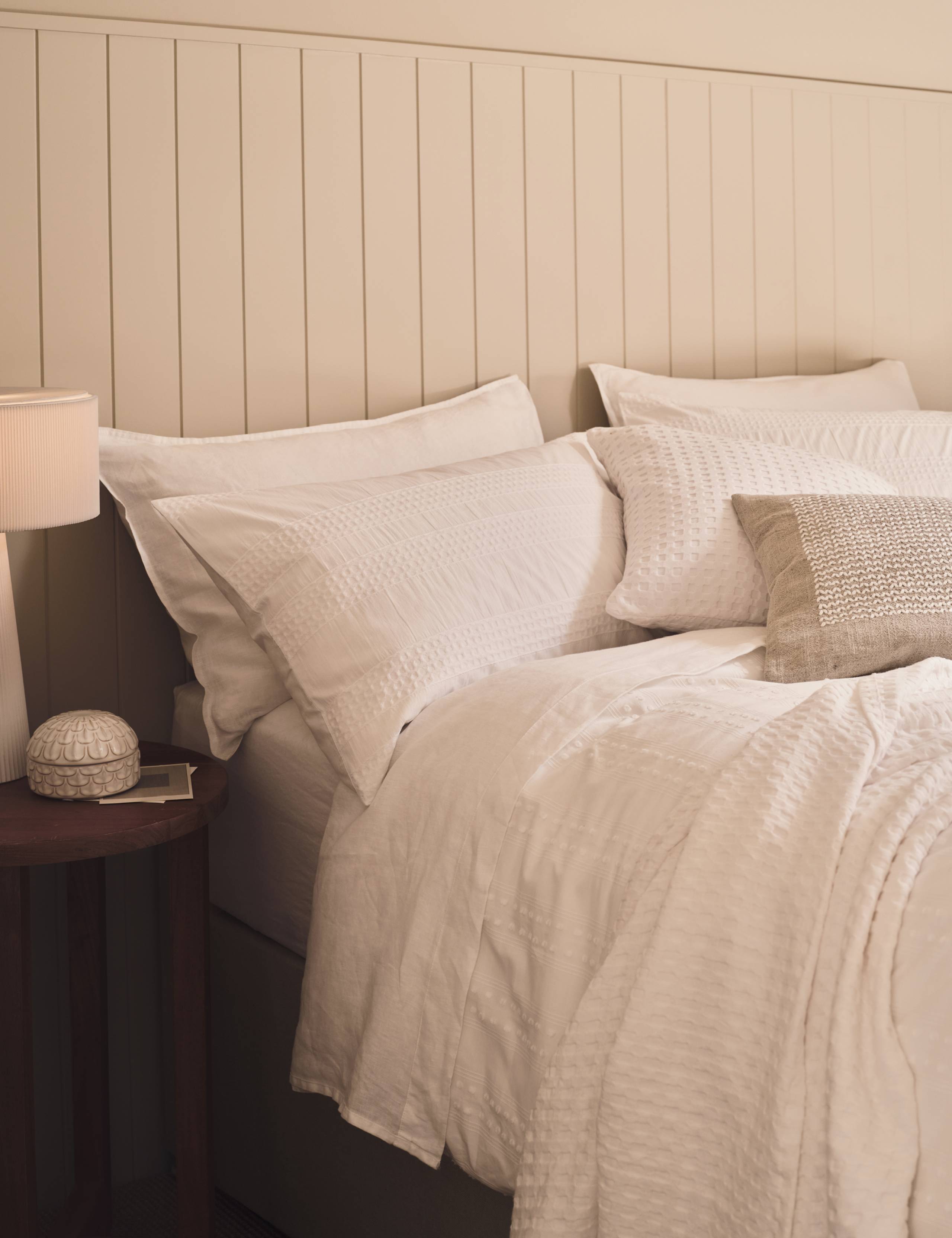 Cotton with Linen Bolster Cushion 6 of 6