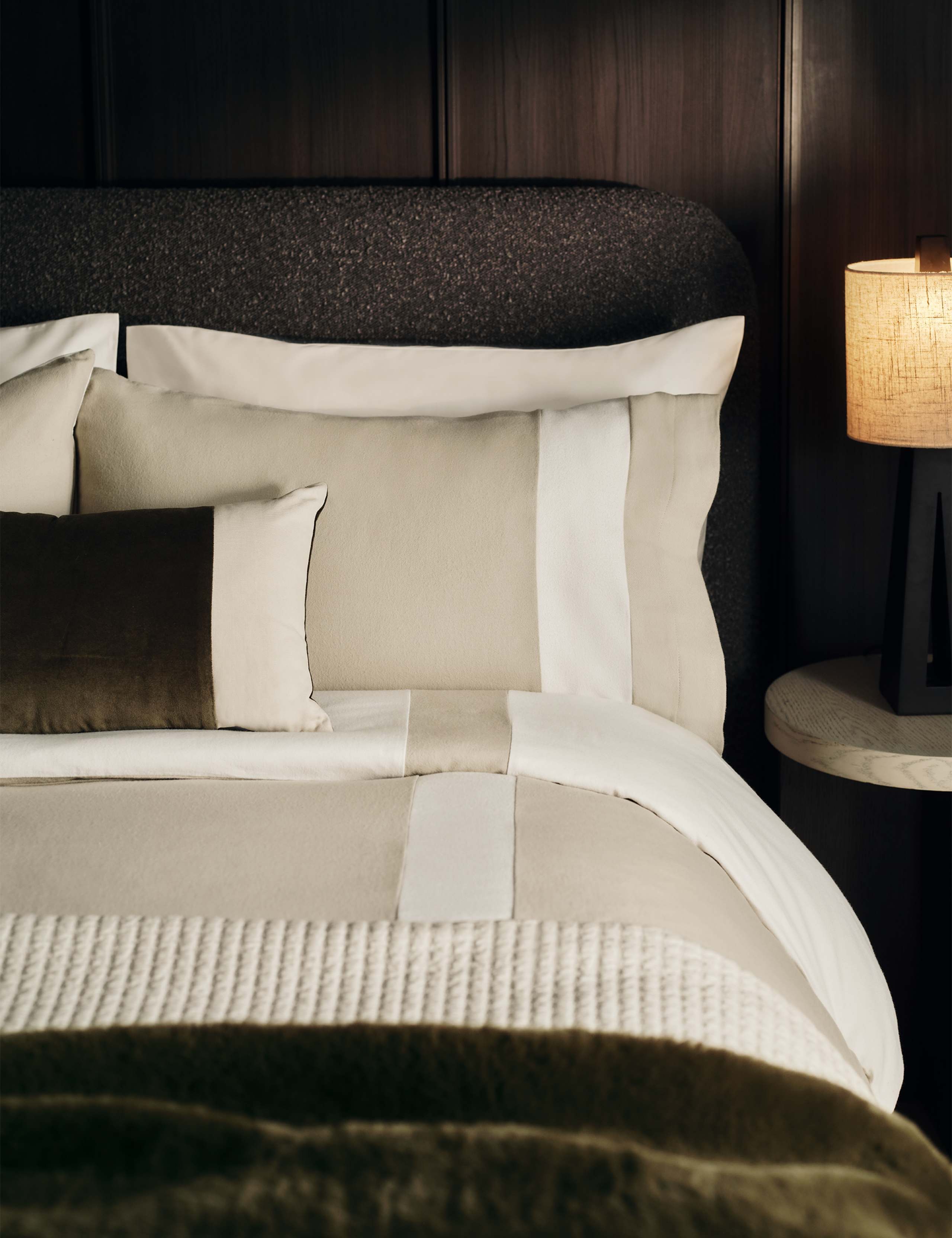 Velvet Panel Bolster Cushion 6 of 6