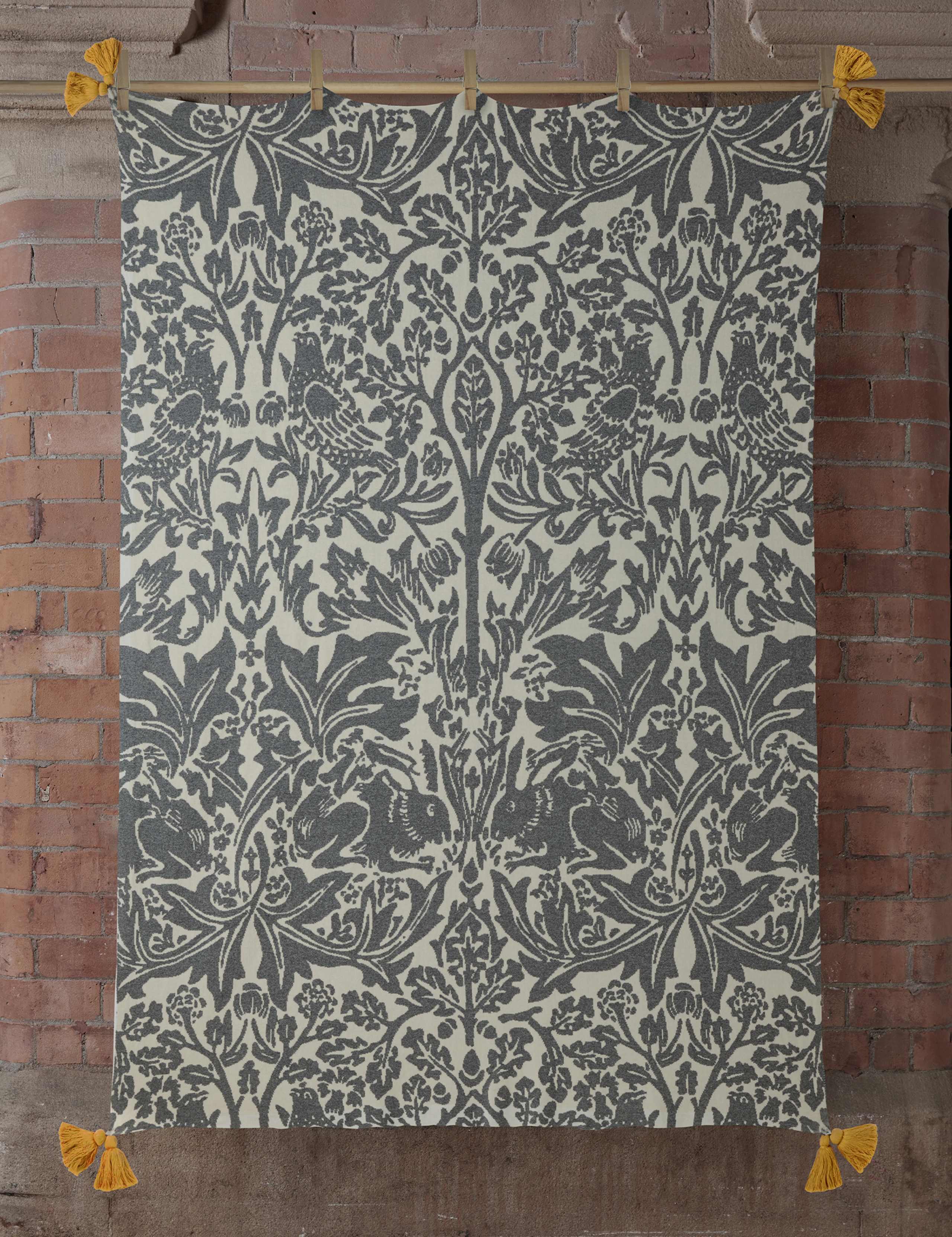 Pure Cotton Brother Rabbit Throw 3 of 4