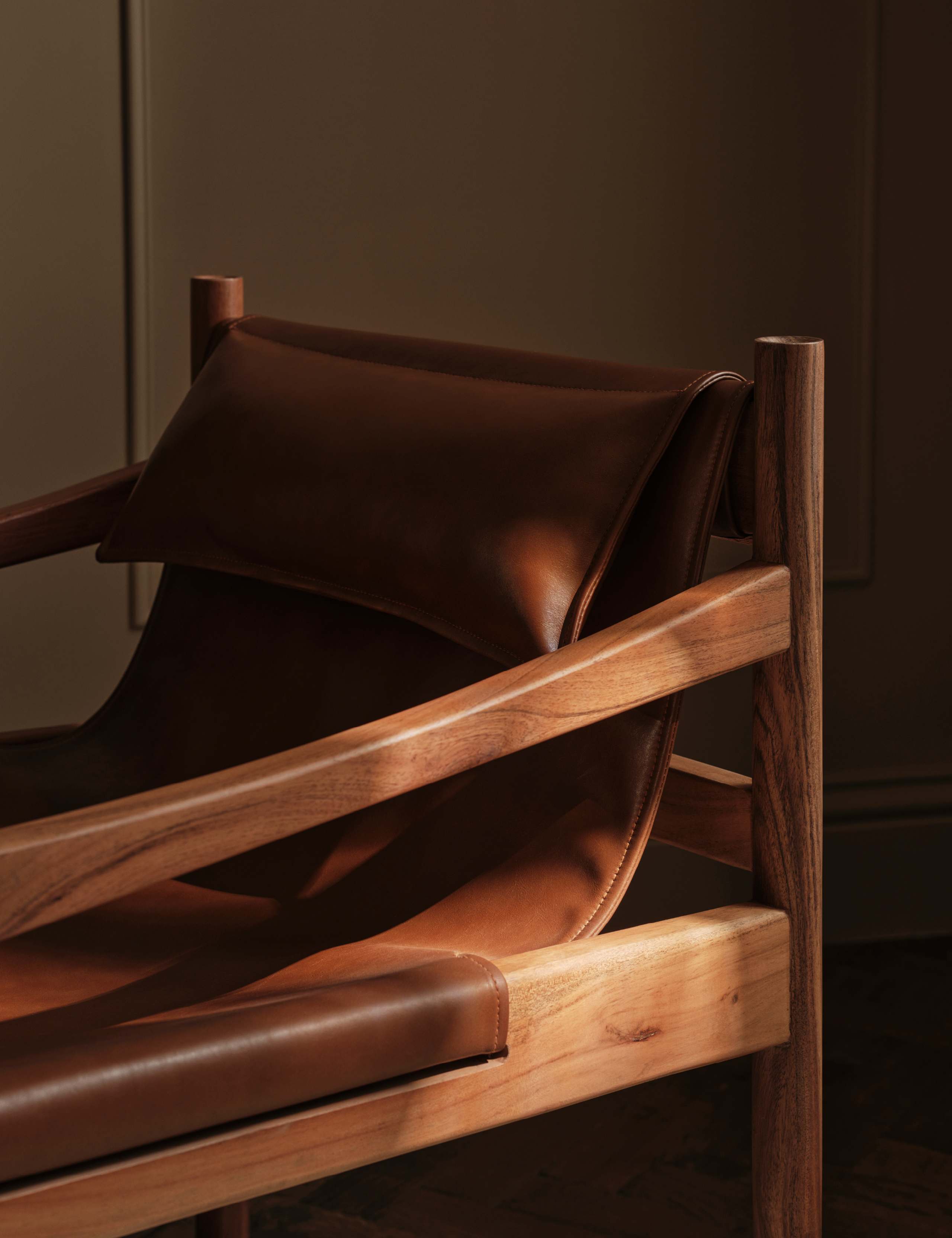 Oskar Faux Leather Accent Chair 8 of 9