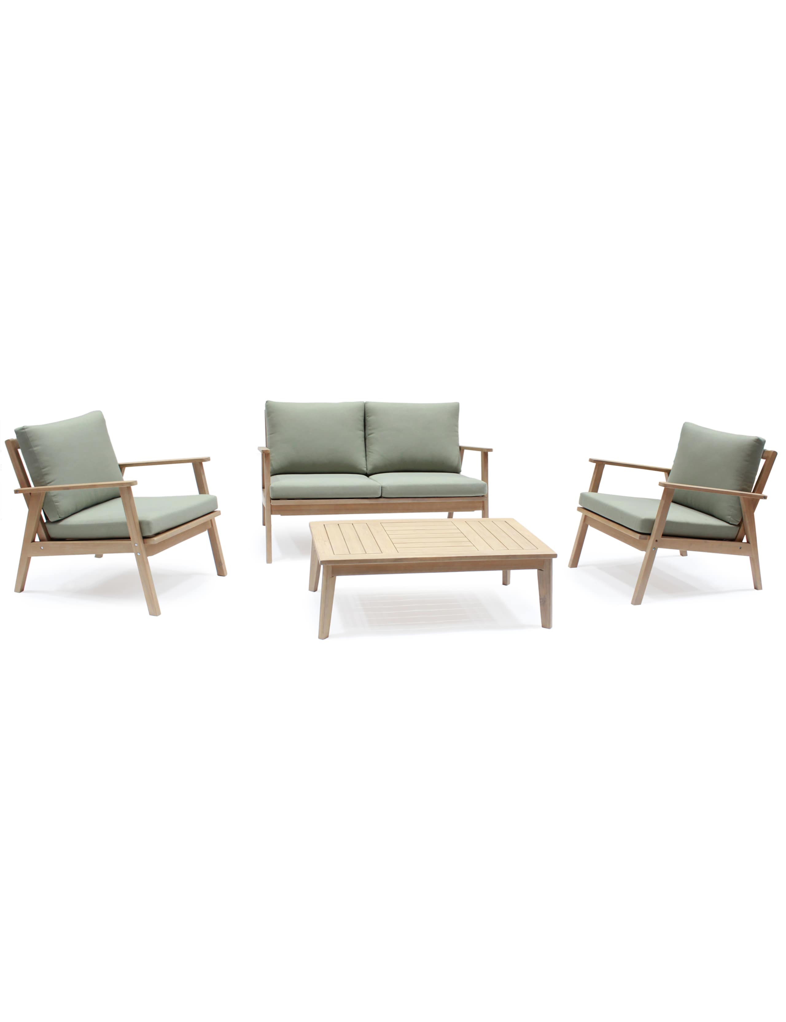 Hampton 4 Seater Garden Sofa Set 2 of 4