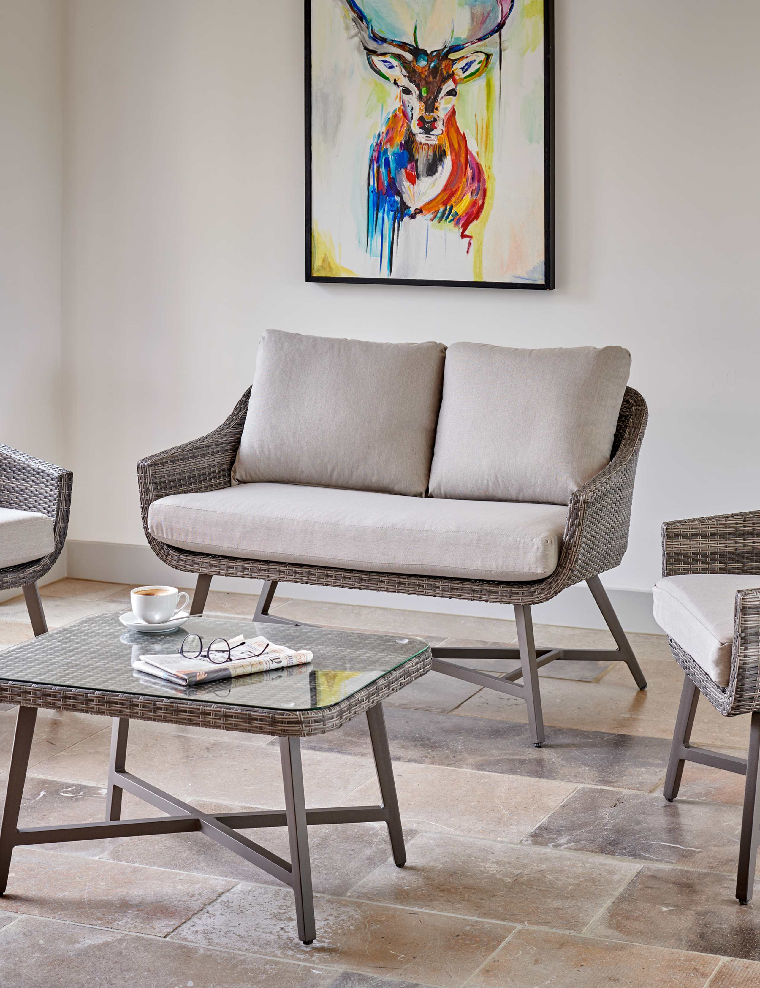 LaMode 2 Seater Outdoor Sofa 3 of 4