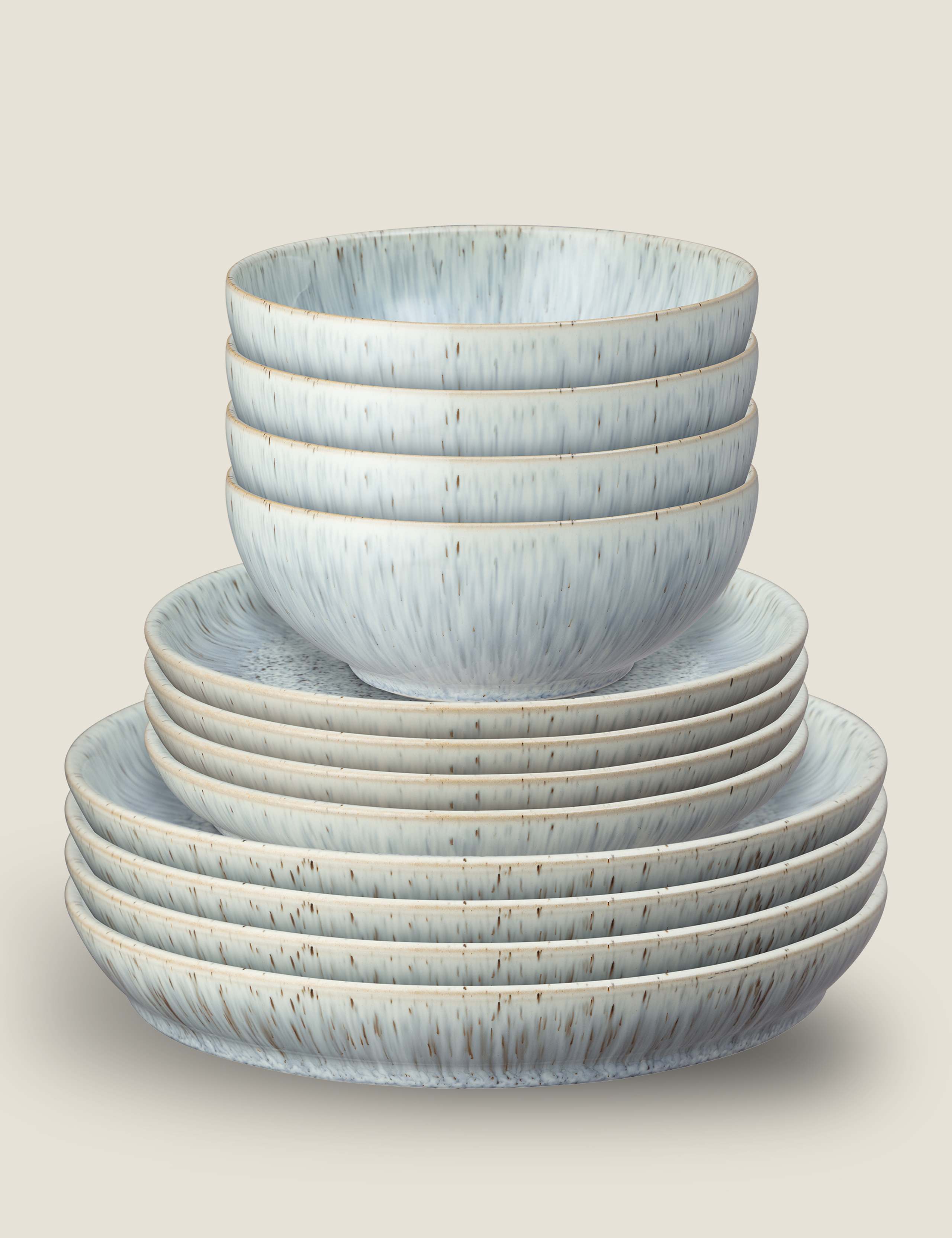 12 Piece Halo Speckle Dinner Set 1 of 8