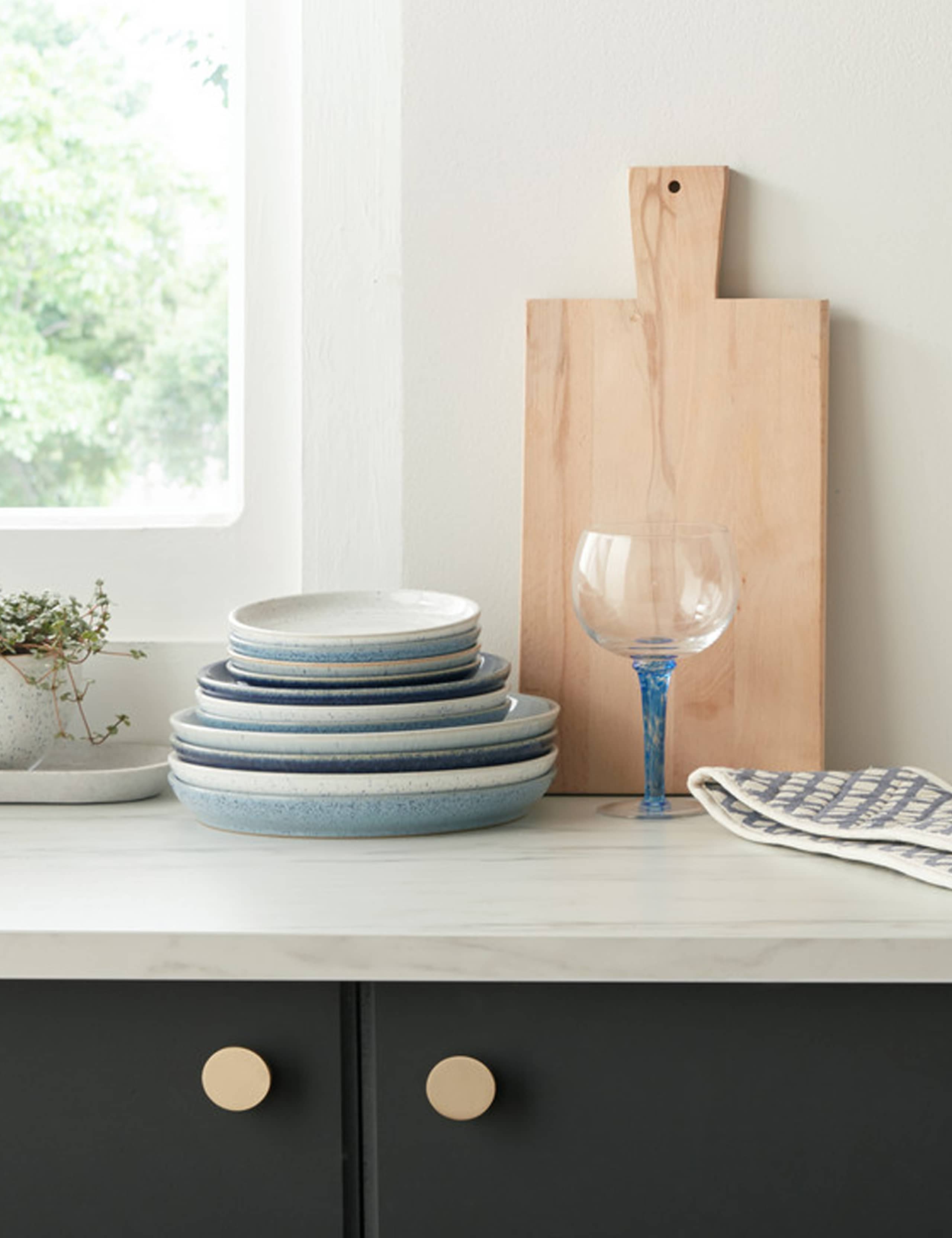 Set of 4 Studio Blue Dinner Plates 1 of 5