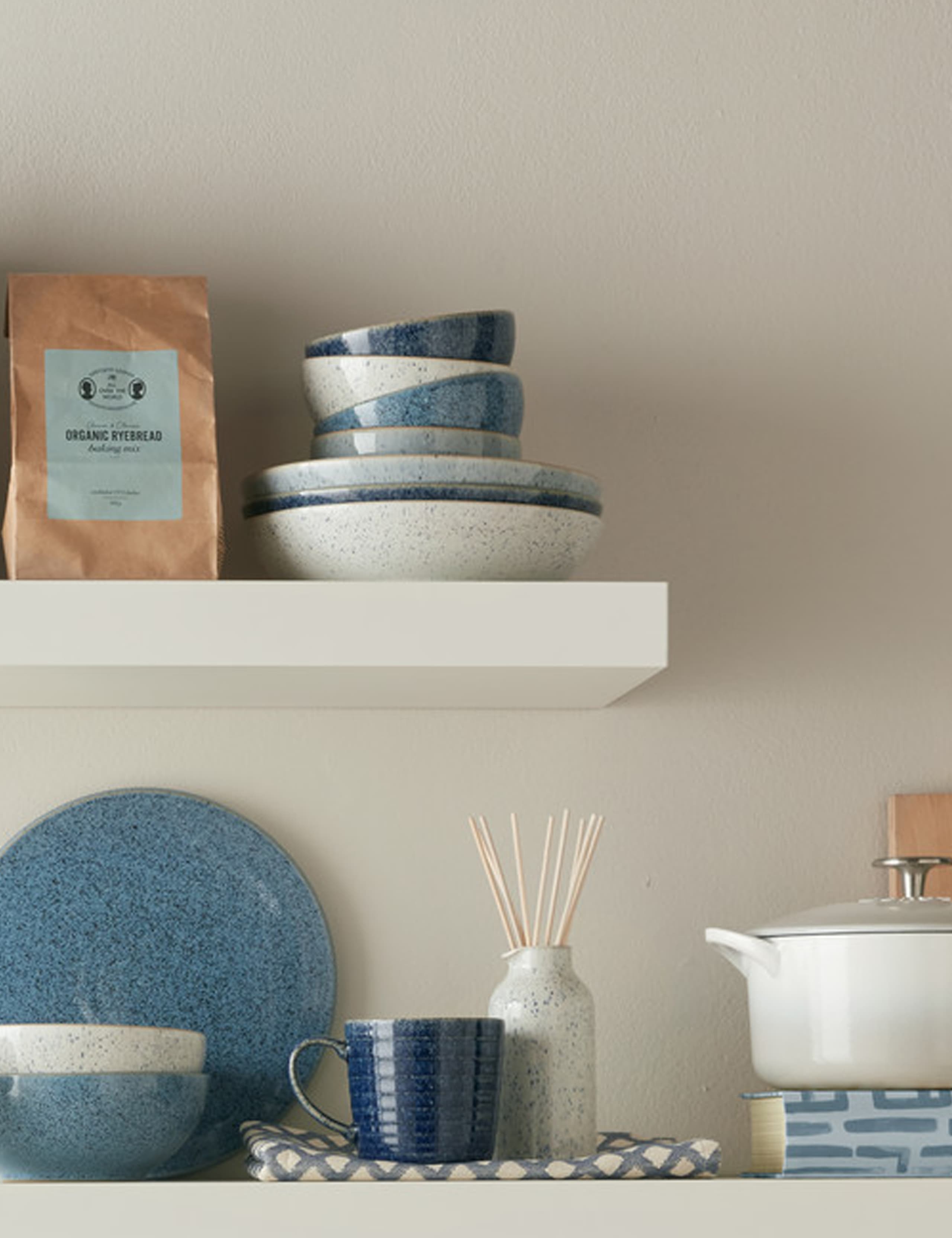Set of 4 Studio Blue Pasta Bowls 4 of 5