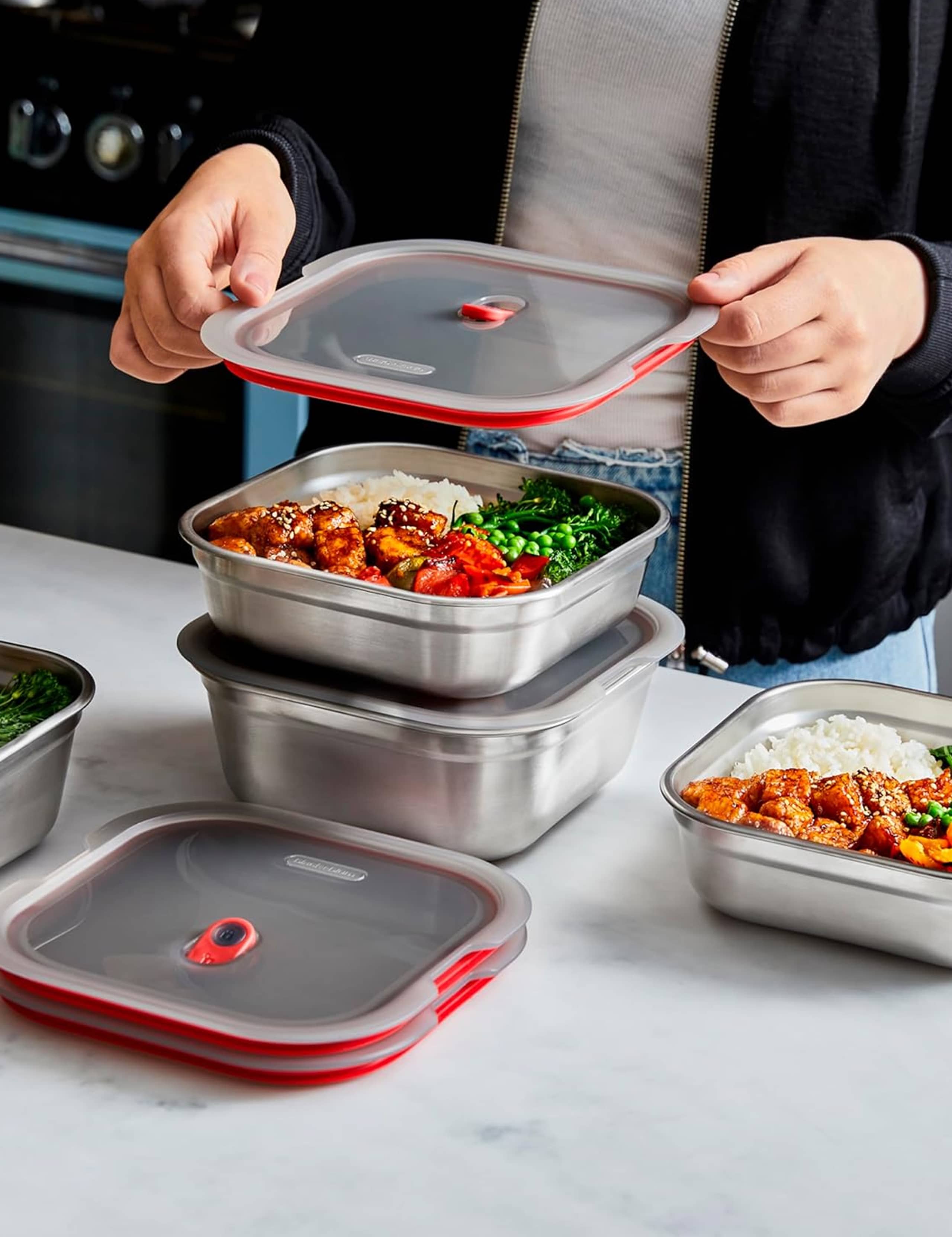 Stainless Steel Lunch Box 2 of 4