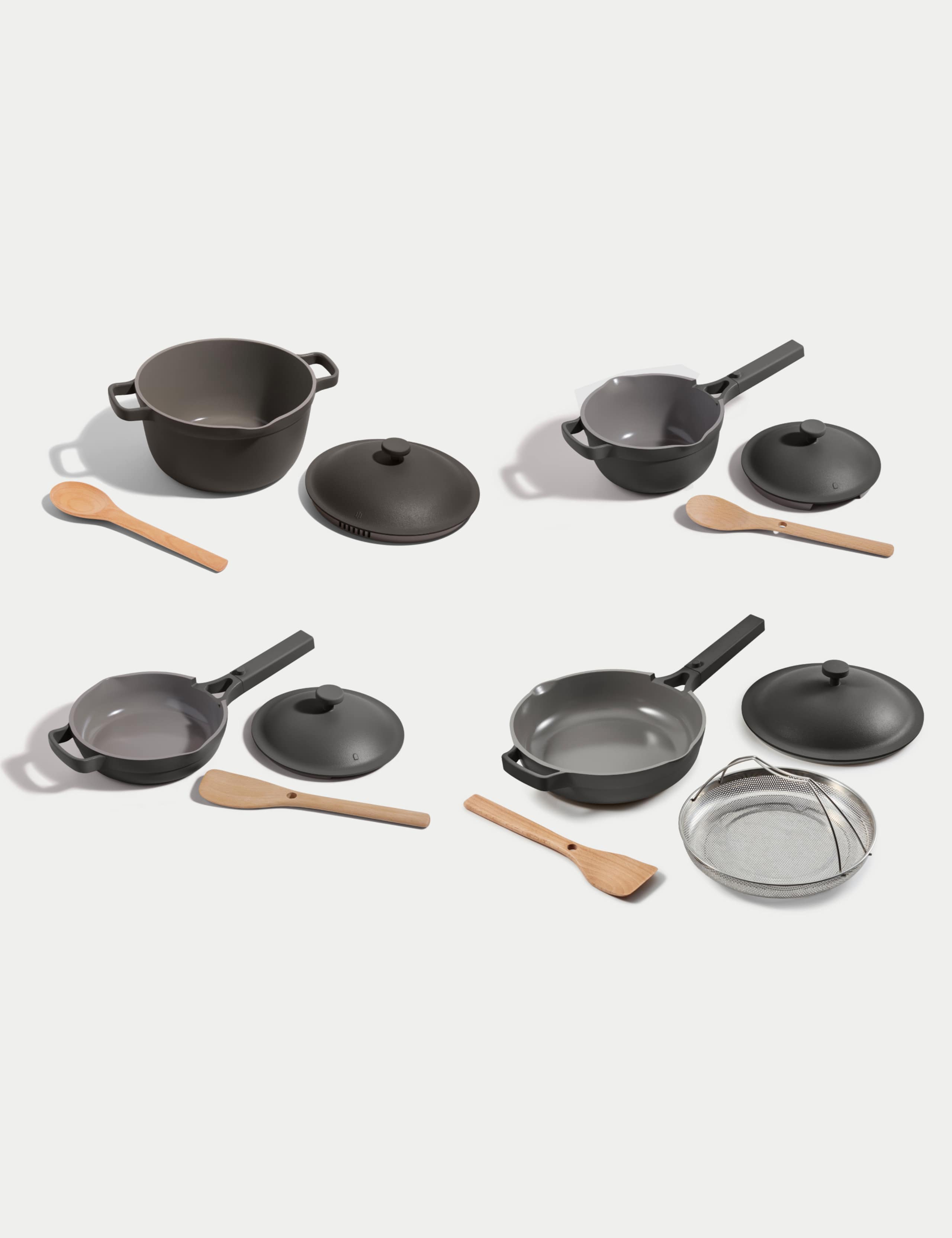 4 Piece Ceramic Non-Stick Cookware Set 2 of 5