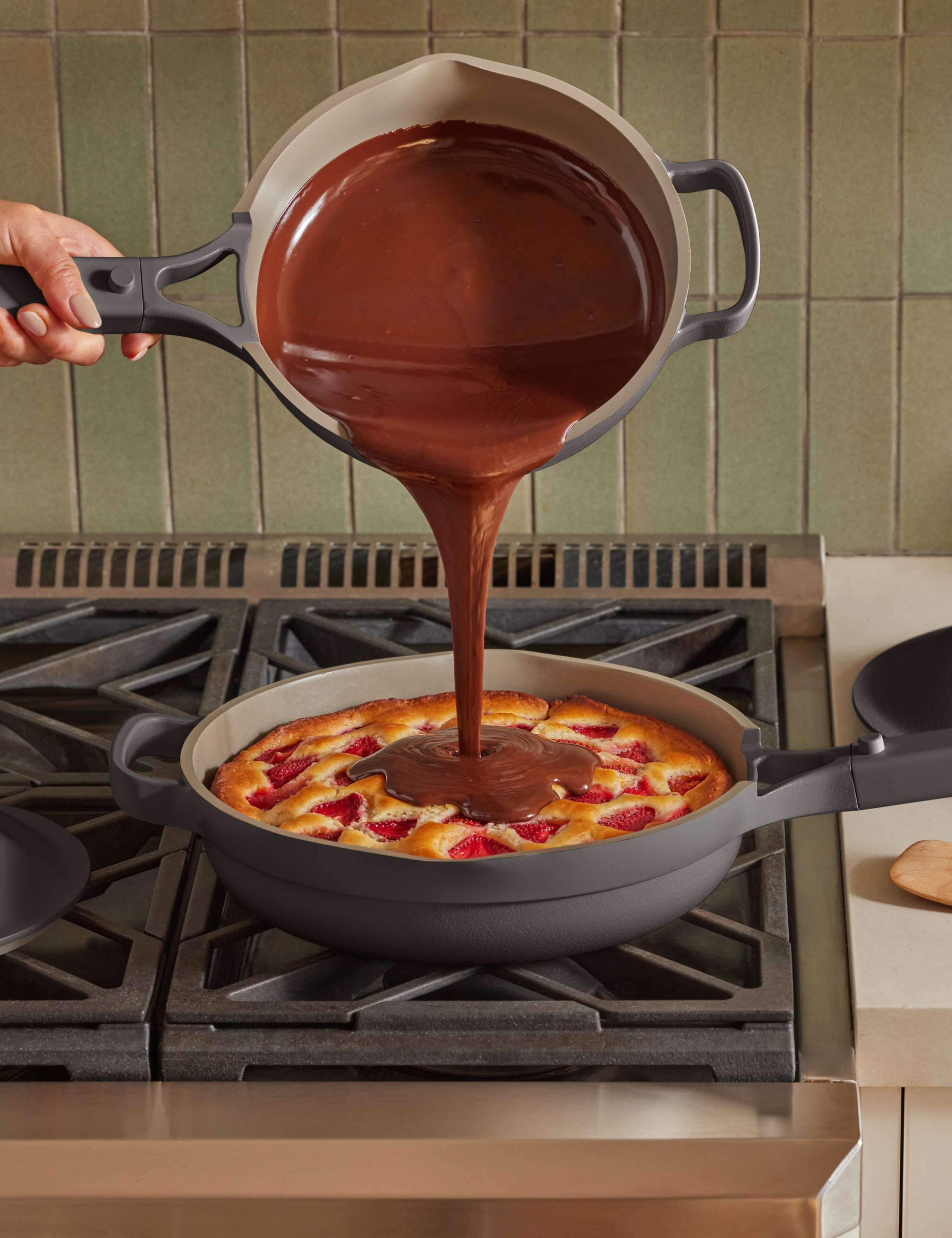 4 Piece Ceramic Non-Stick Cookware Set 4 of 5