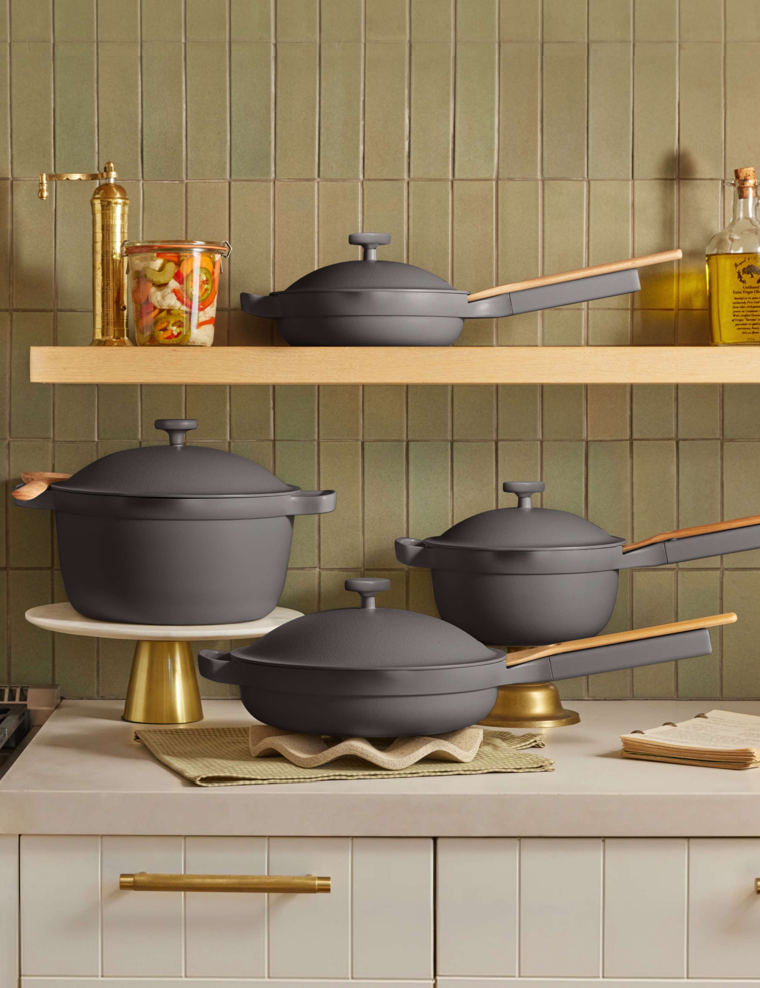 4 Piece Ceramic Non-Stick Cookware Set 5 of 5
