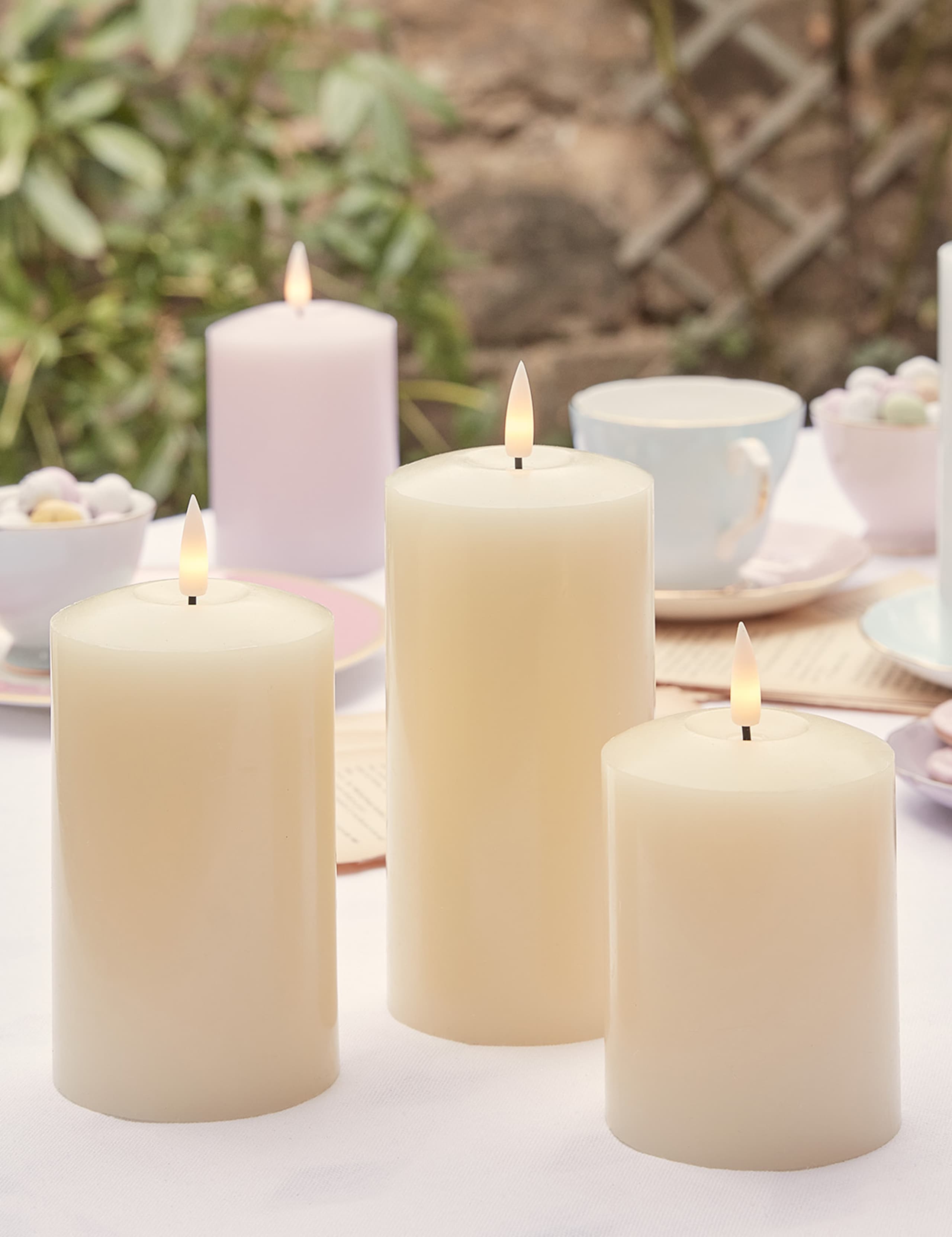TruGlow® Rechargeable Pillar LED Candle 7 of 8