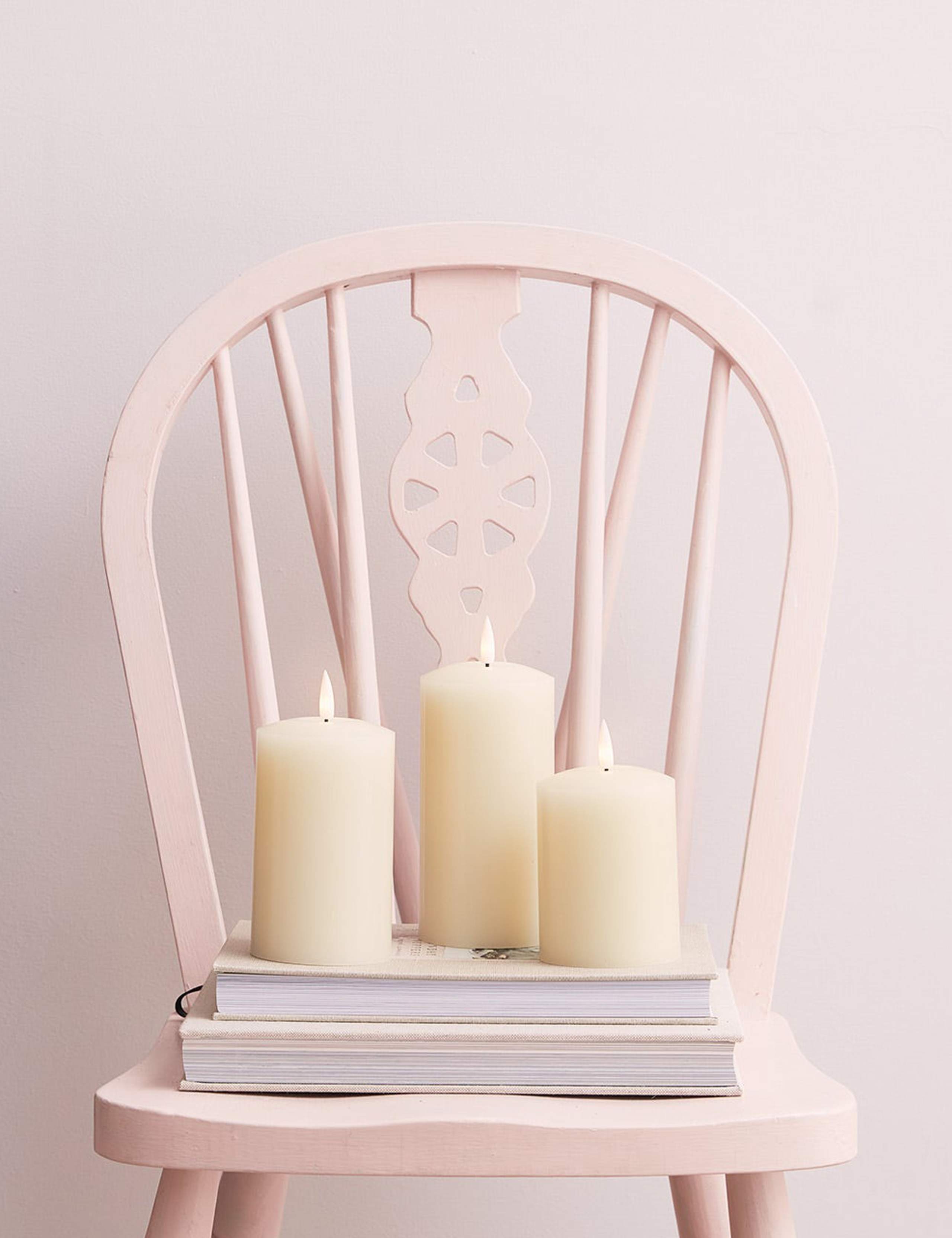 Set of 3 TruGlow® Pillar LED Candles 8 of 9