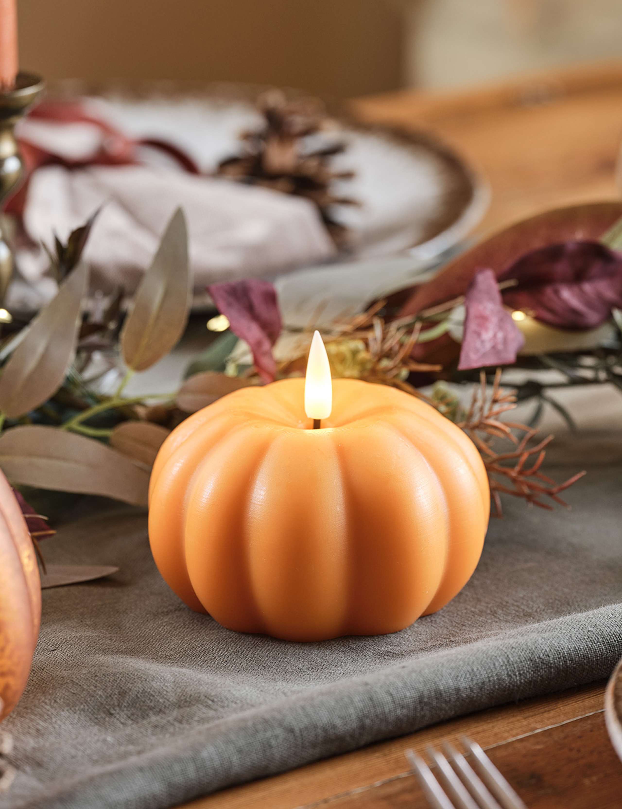 TruGlow® Pumpkin LED Candle 3 of 5
