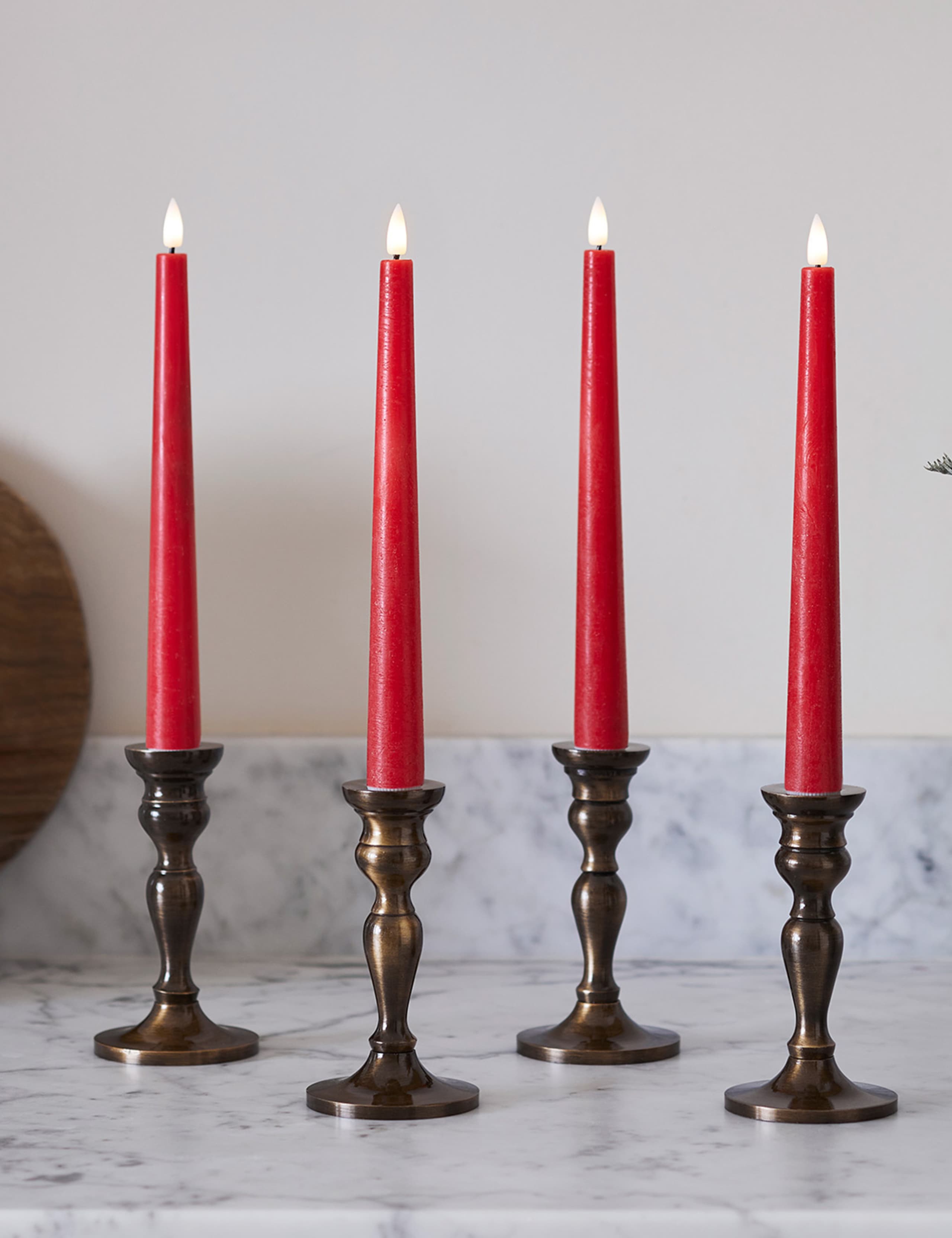 Set of 4 TruGlow® LED Taper Candles 2 of 2