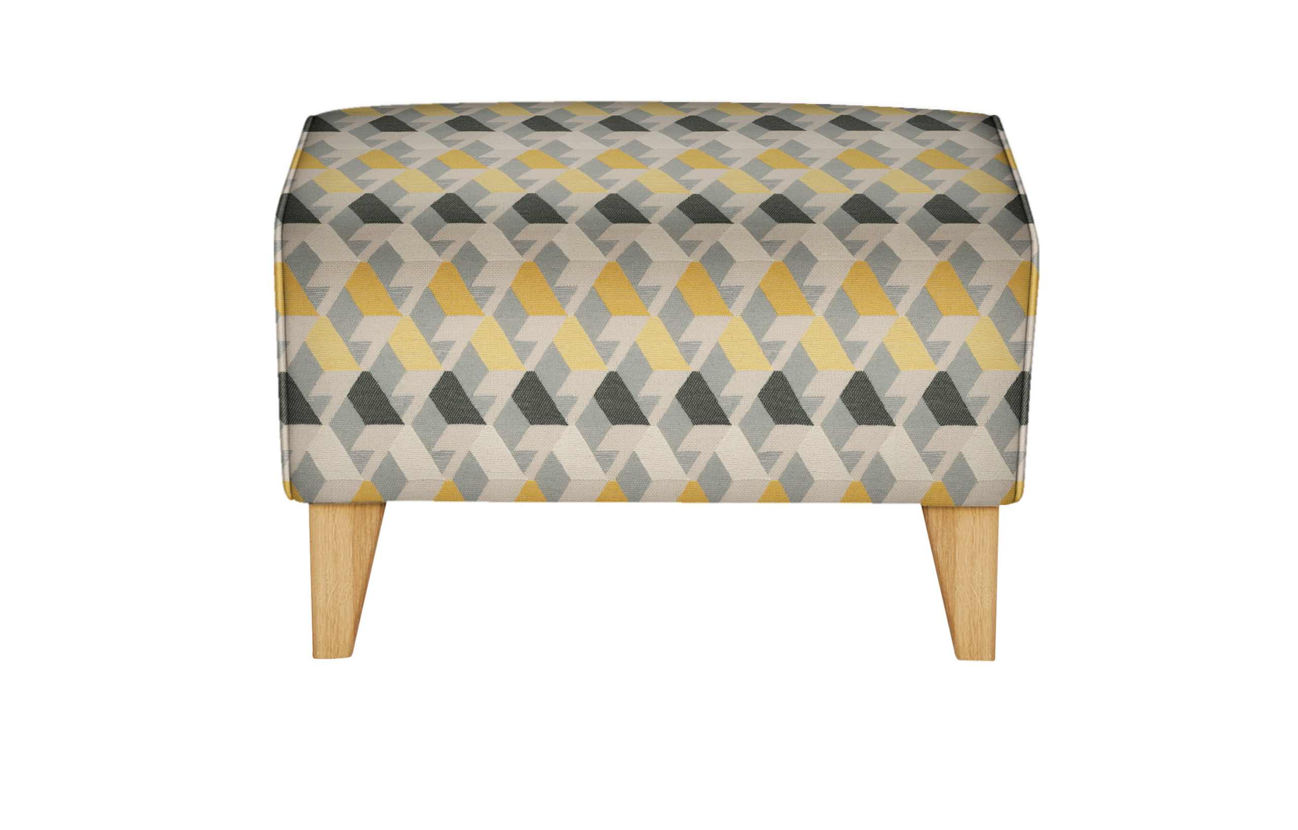 Cabot Footstool Miro Yellow Mix - Self Assembly 1 of 1