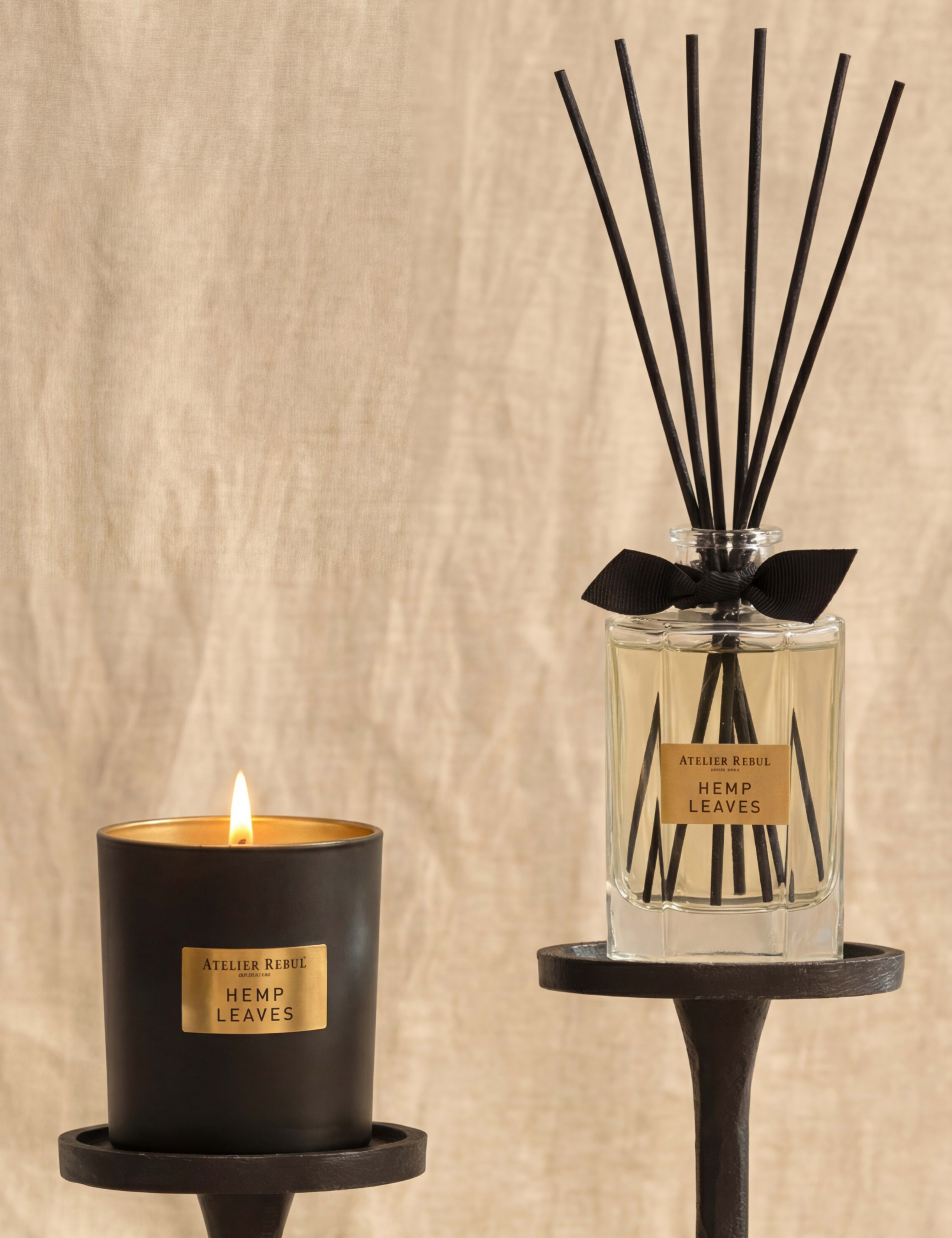 Hemp Leaves Candle 210g 3 of 4