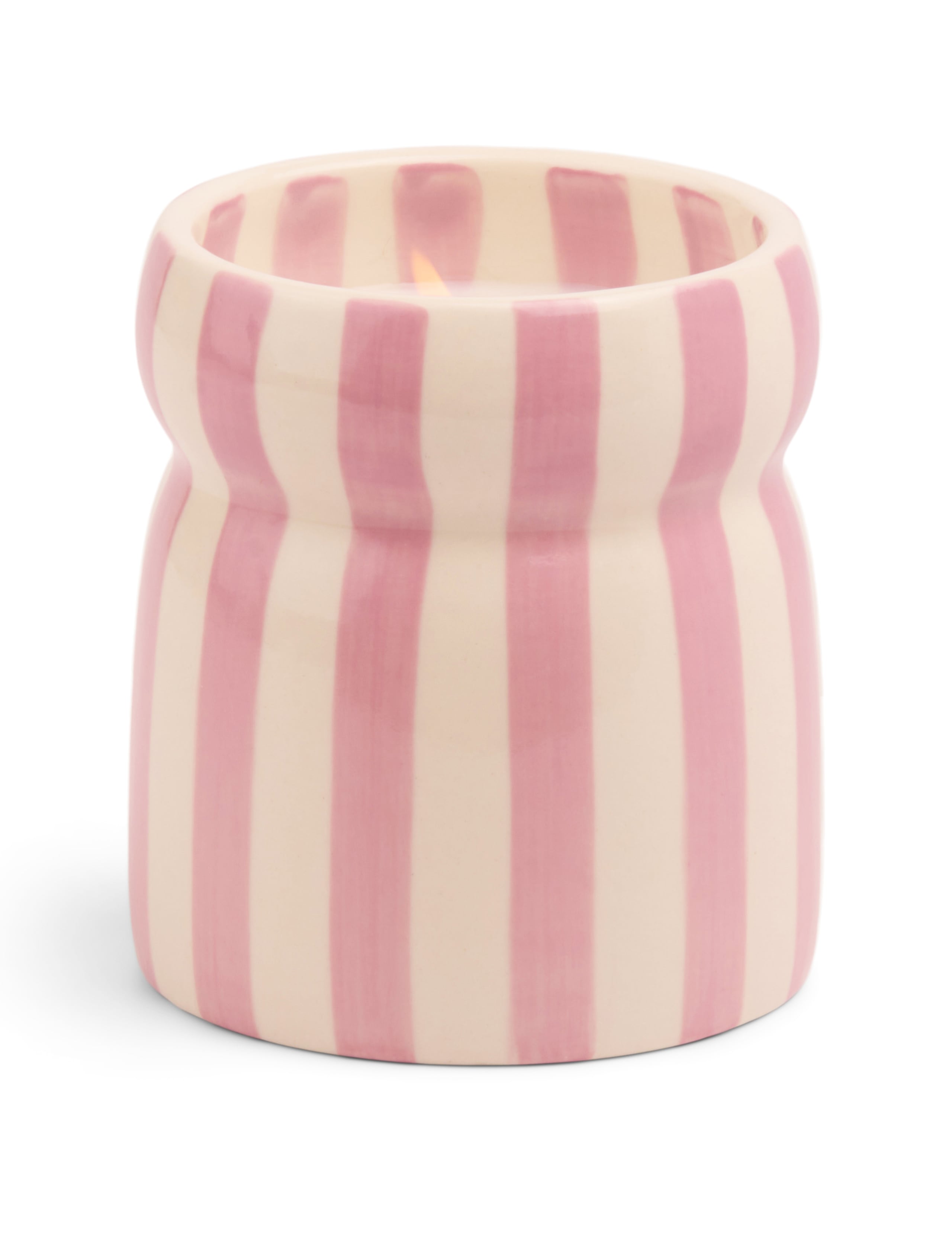Cabana Grecian Sand Striped Ceramic Boxed Candle 184g 2 of 3