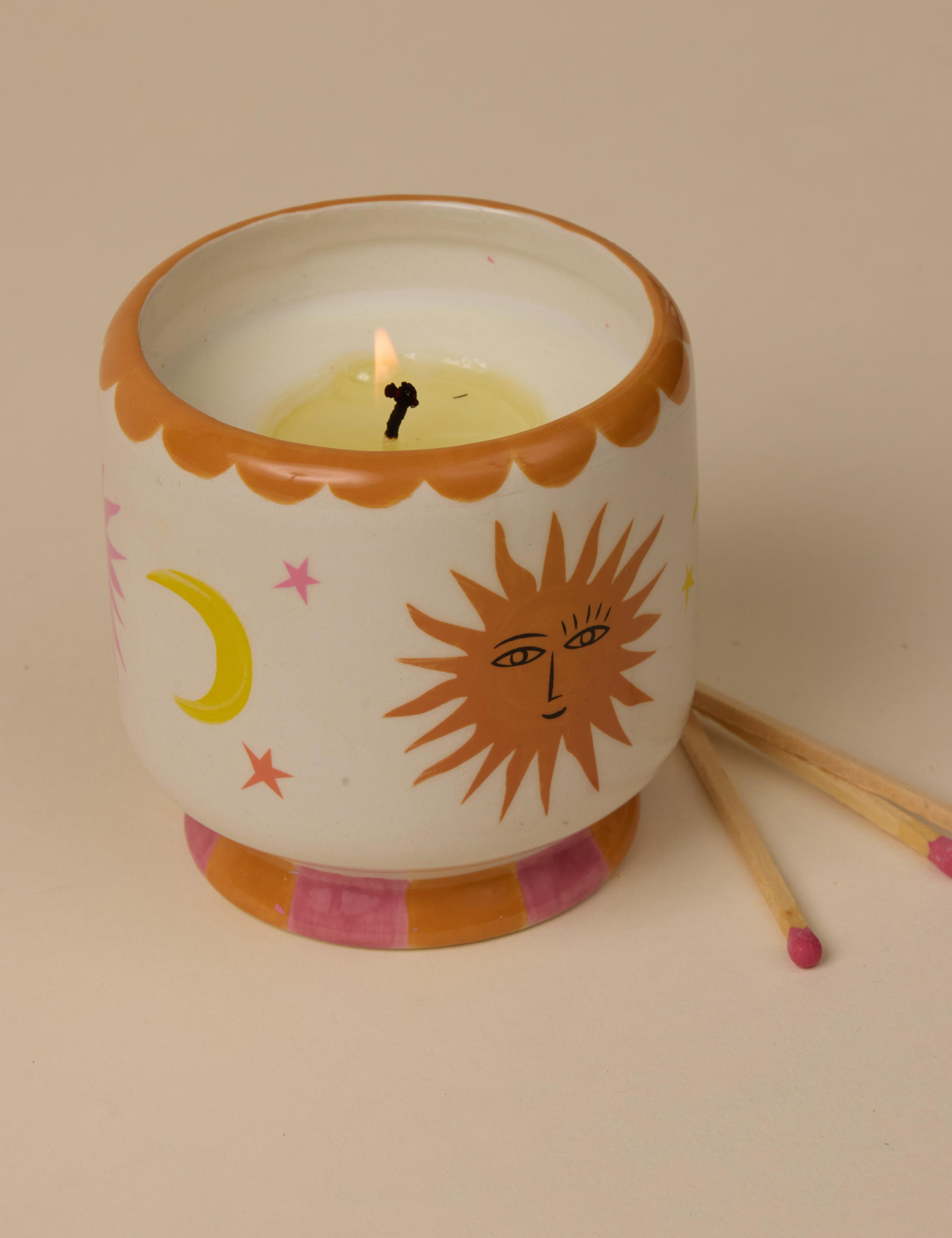 Adopo Sun Orange Blossom Ceramic Candle 226g 3 of 4