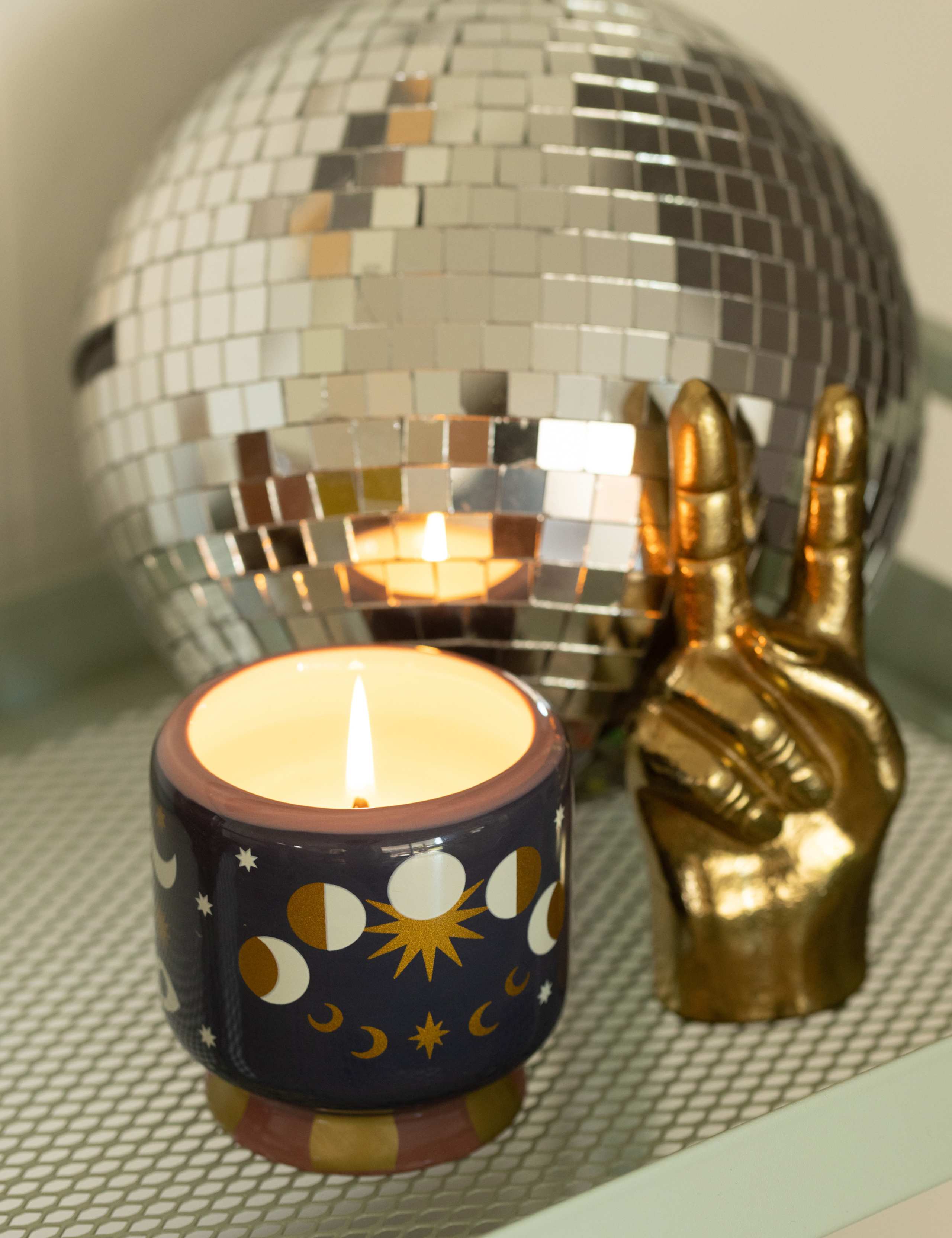 Adopo Moon Phases Jasmine & Rose Boxed Ceramic Candle 226g 4 of 4