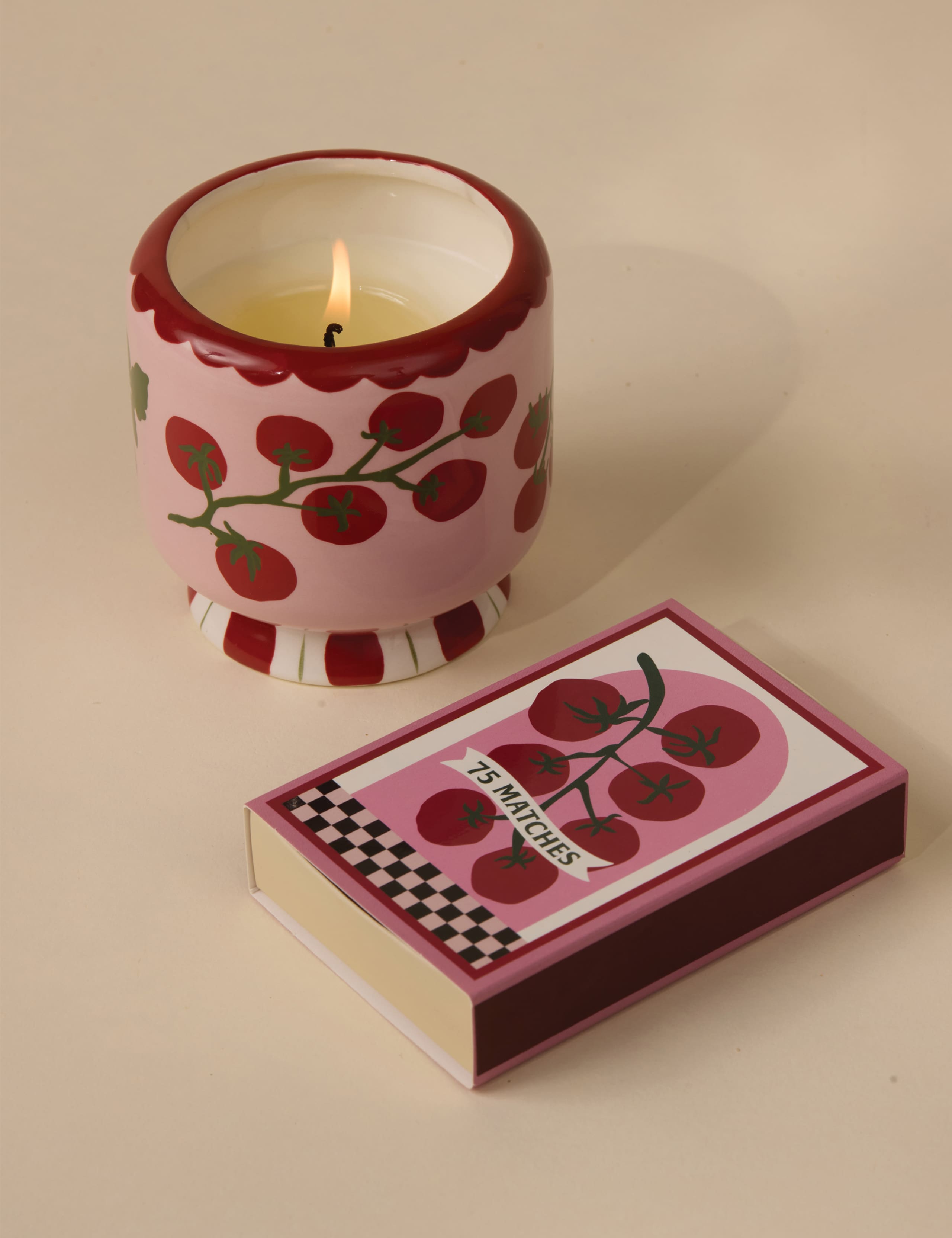 A Dopo Tomato Vine Heirloom Tomato Ceramic Candle 226g 4 of 4