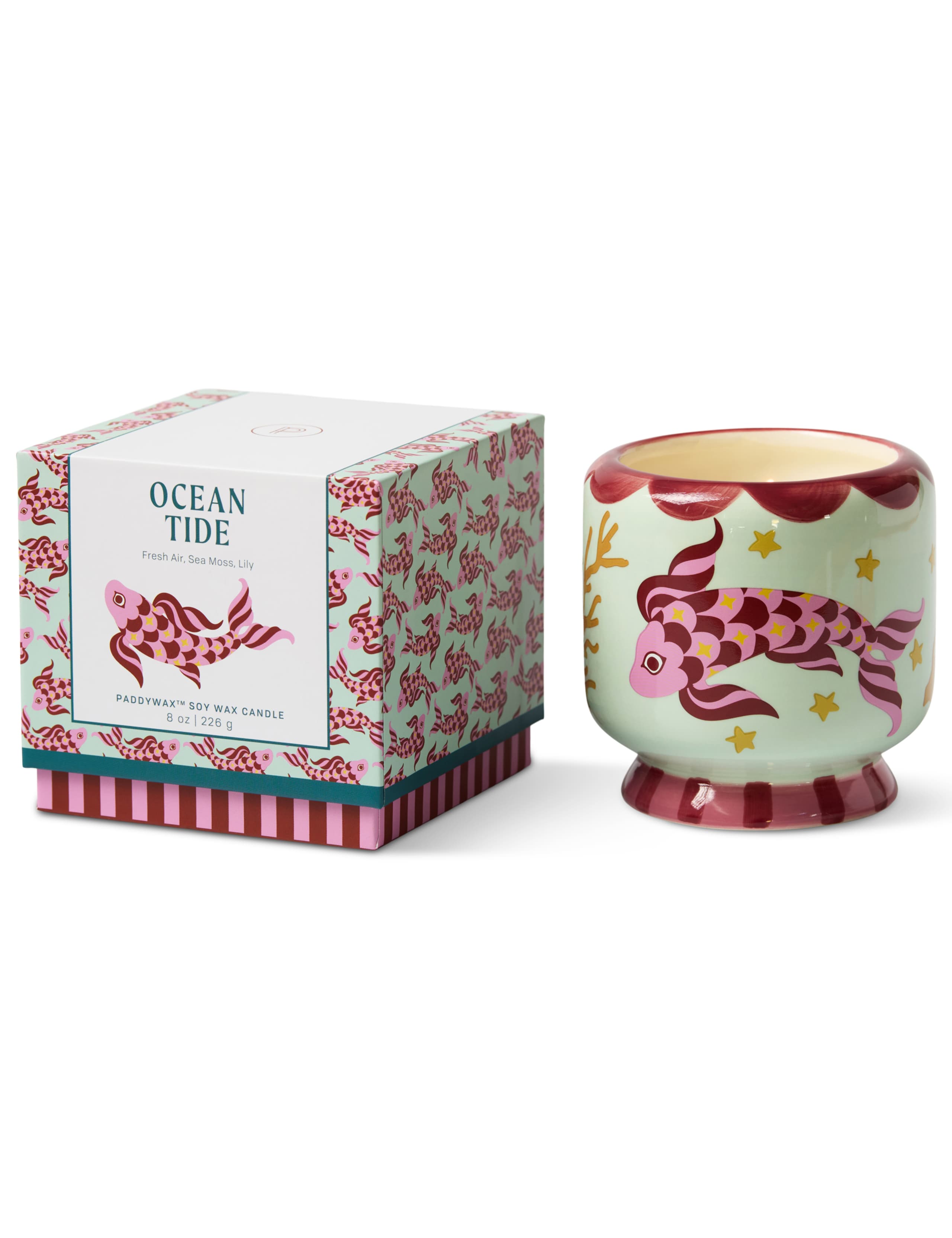 A Dopo Koi Fish Sea Salt & Sage Ceramic Candle 226g 2 of 3