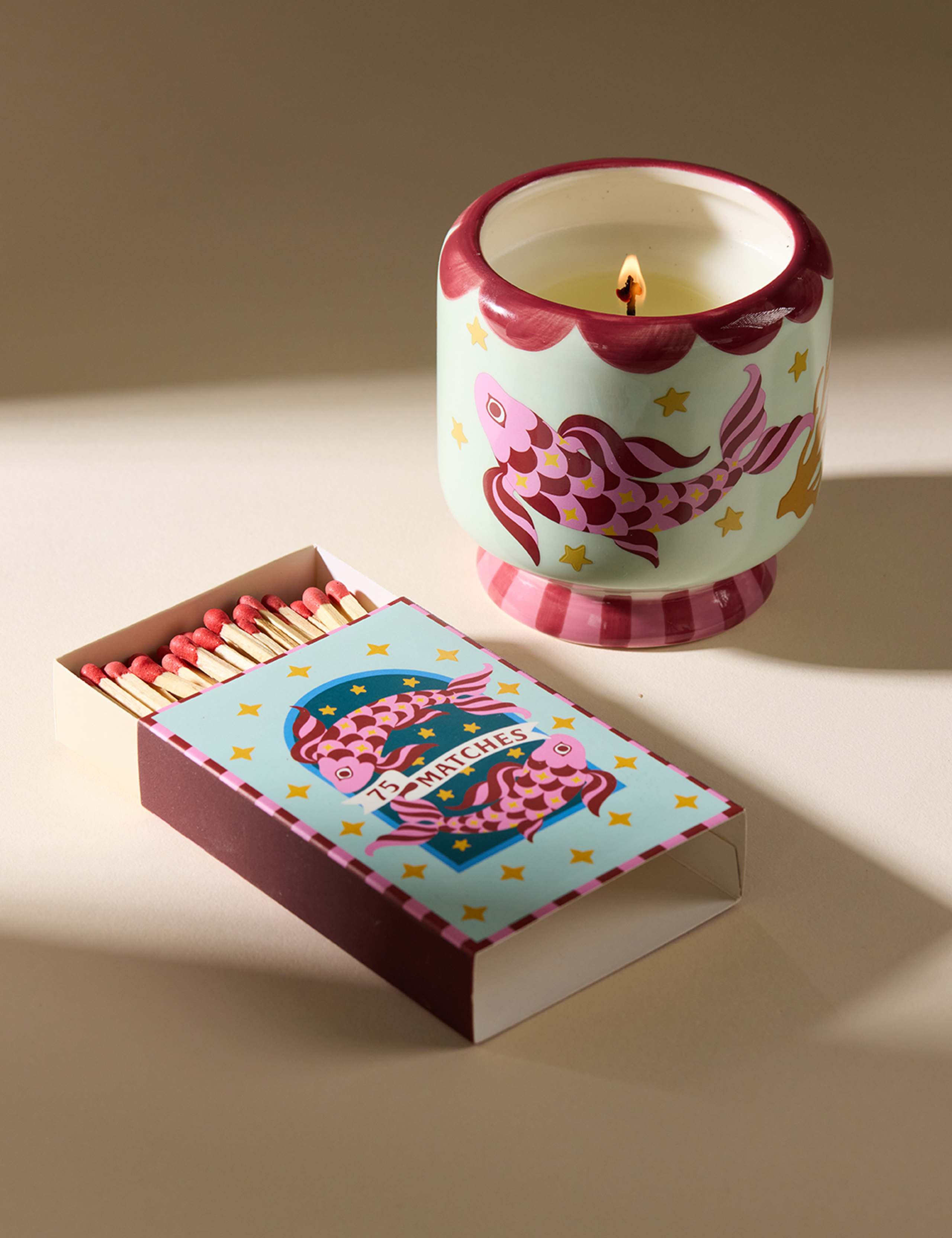 A Dopo Koi Fish Sea Salt & Sage Ceramic Candle 226g 3 of 3