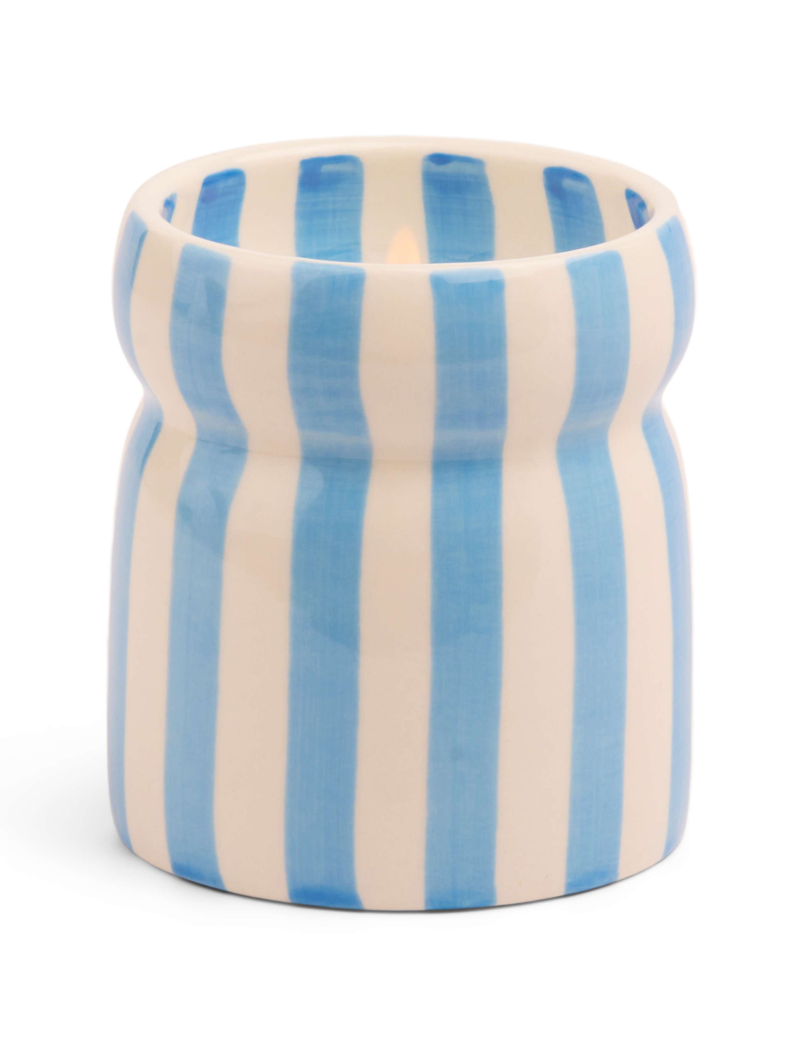 Cabana Lost at Sea Striped Ceramic Boxed Candle 184g 2 of 3