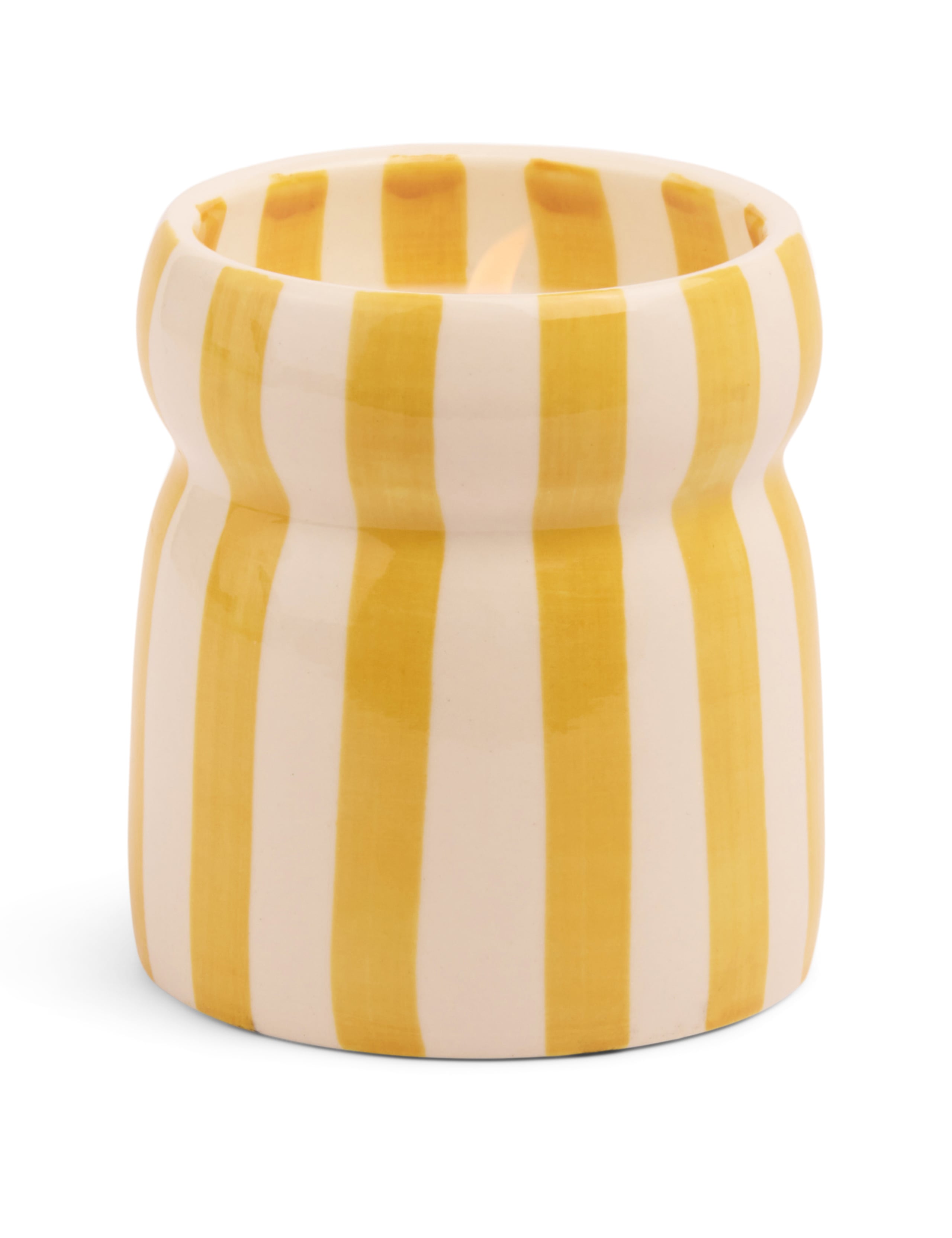 Cabana Gold Coast Striped Ceramic Boxed Candle 184g 2 of 3