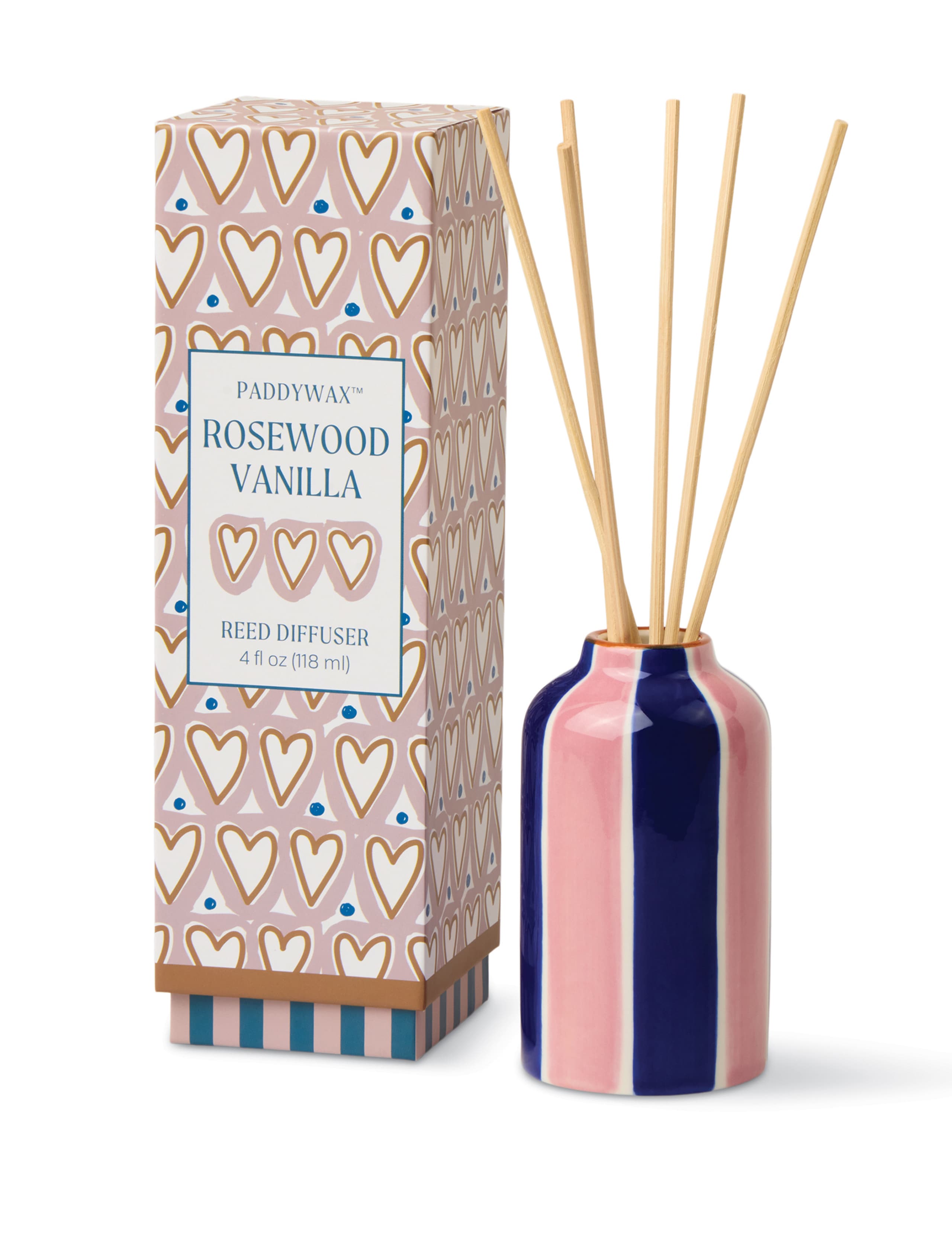 A Dopo Hearts Rosewood Vanilla Ceramic Diffuser 118ml 1 of 4