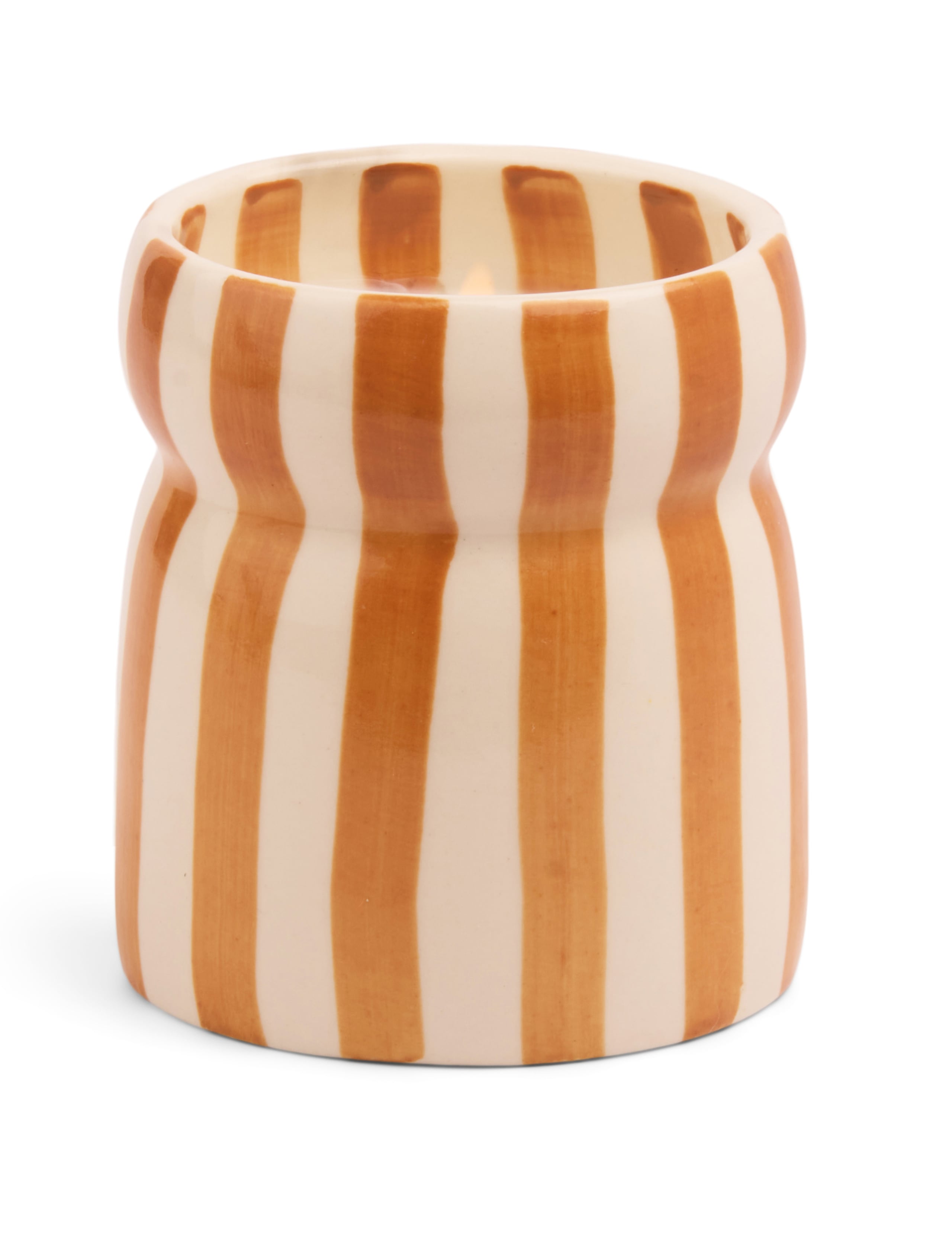 Cabana Sienna Sunset Striped Ceramic Boxed Candle 184g 2 of 3