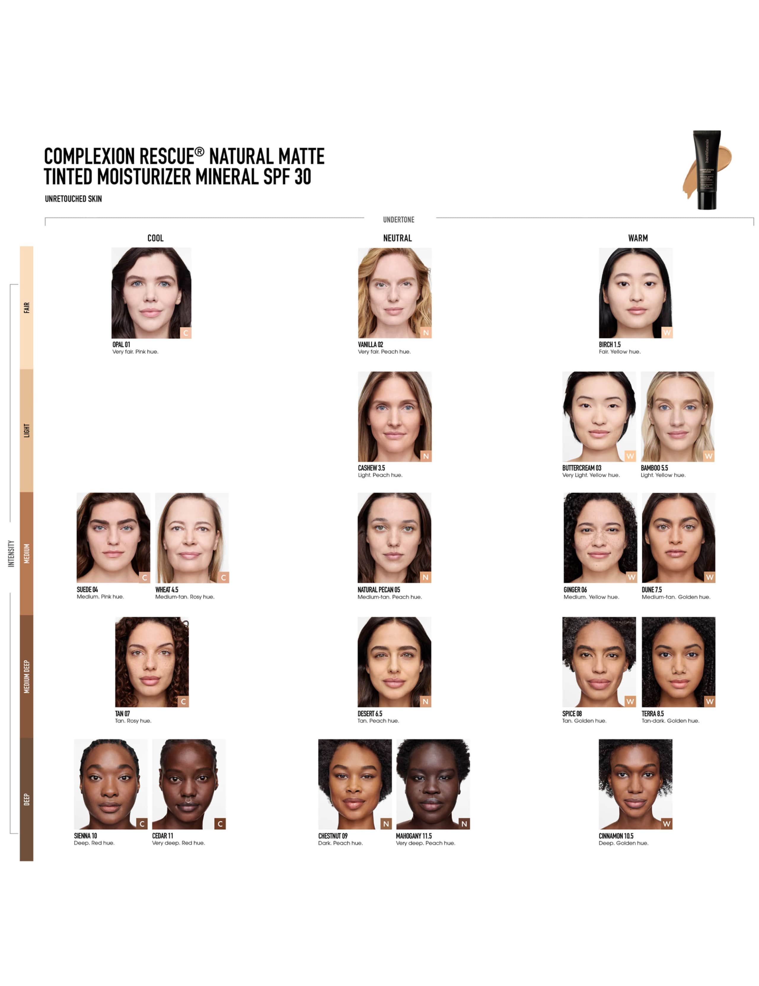 Complexion Rescue Natural Matte Tinted Moisturizer Mineral SPF 30 35ml 8 of 8