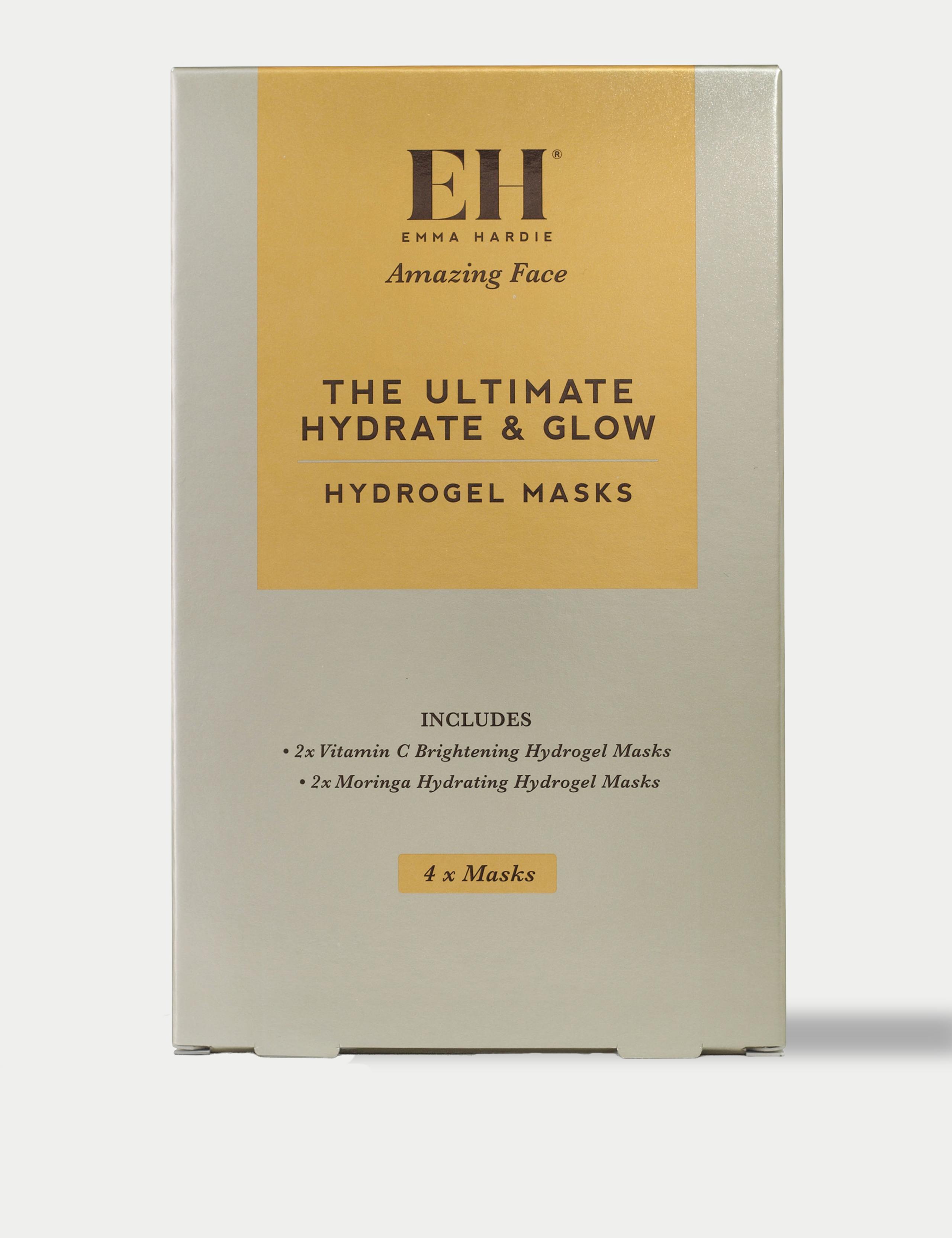 The Ultimate Hydrate & Glow Hydrogel Masks (4 Pack) 1 of 2