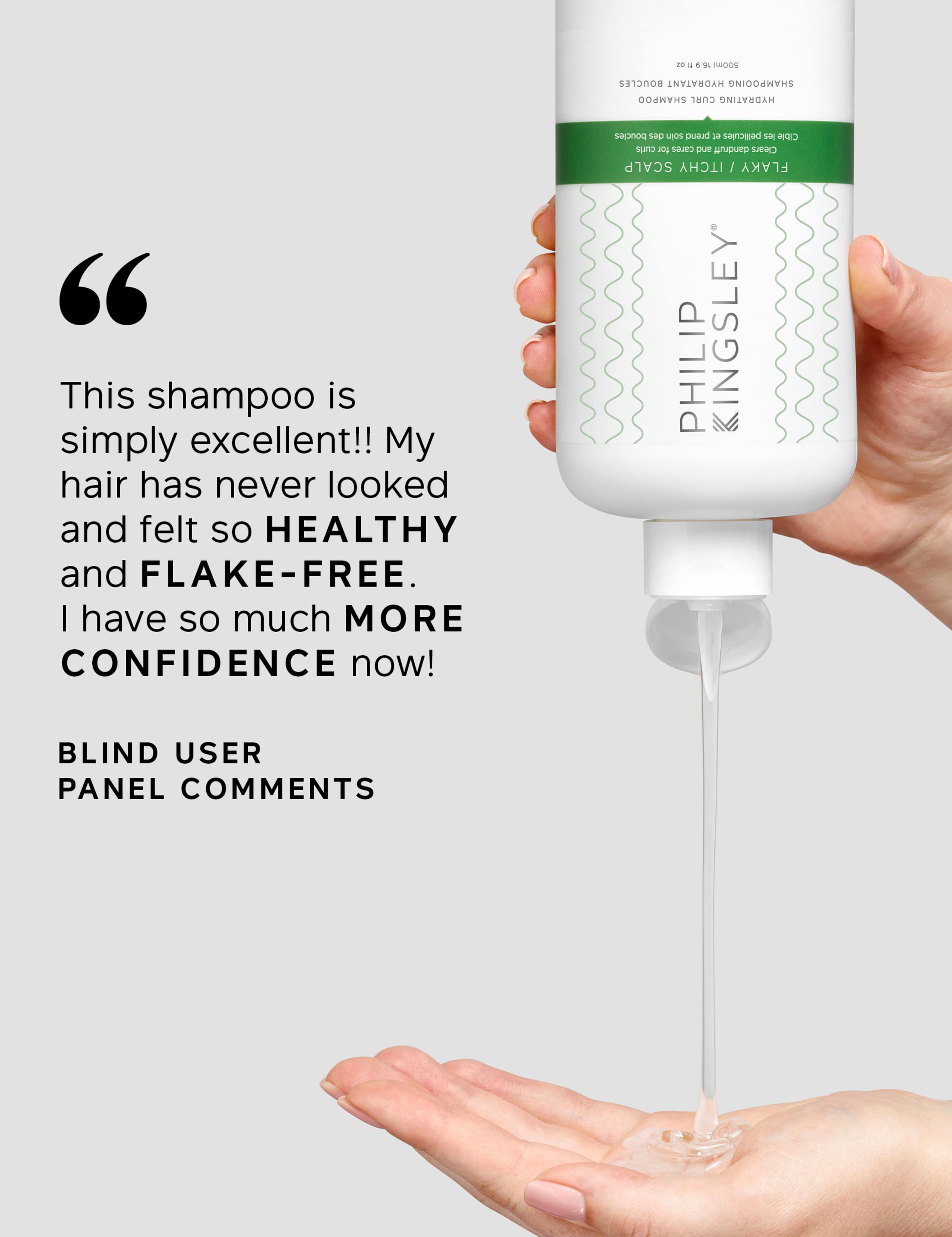 Philip Kingsley Flaky/Itchy Scalp Hydrating Curl Anti-Dandruff Shampoo 500ml 7 of 7