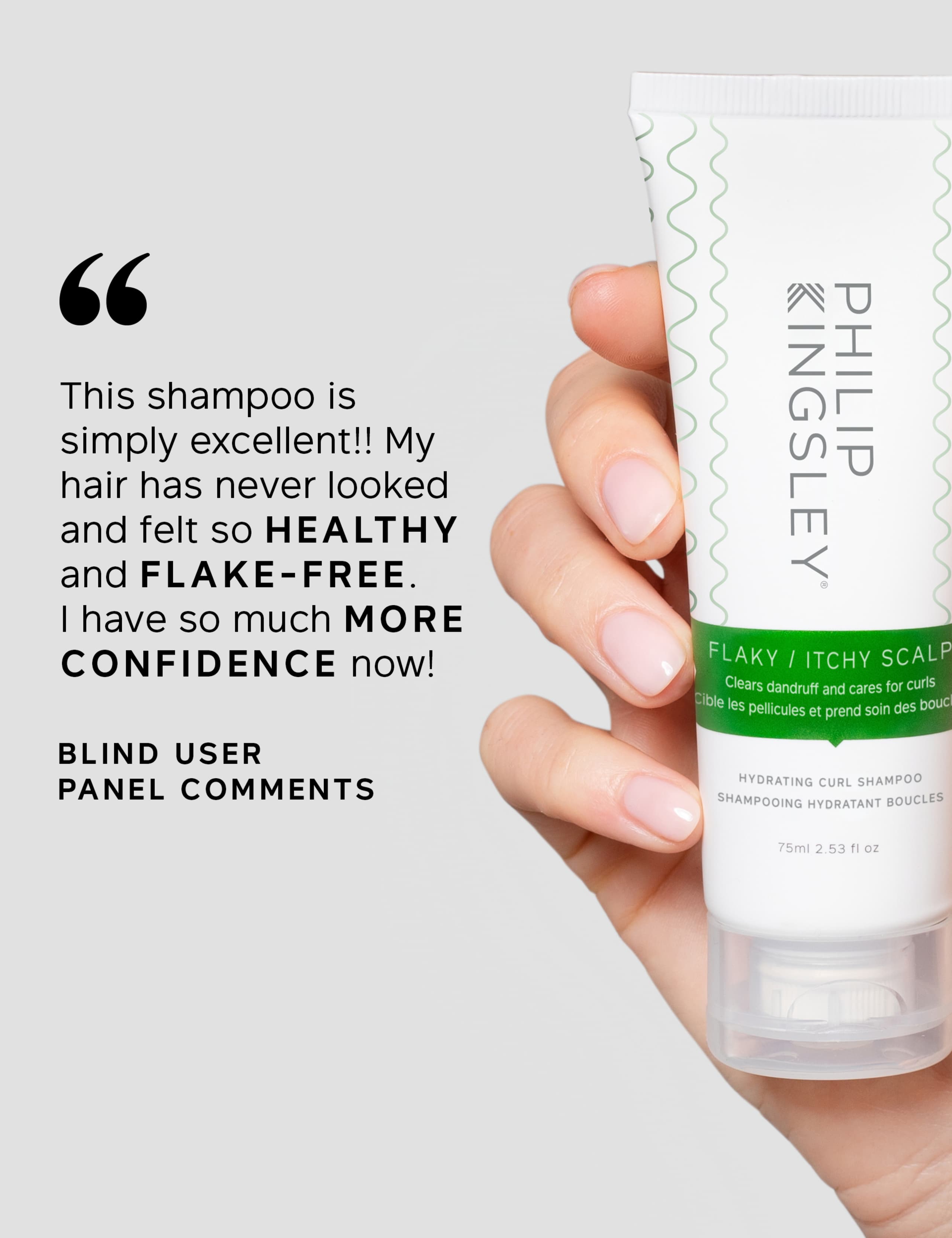 Philip Kingsley Flaky/Itchy Scalp Hydrating Curl Anti-Dandruff Shampoo 75ml 8 of 8