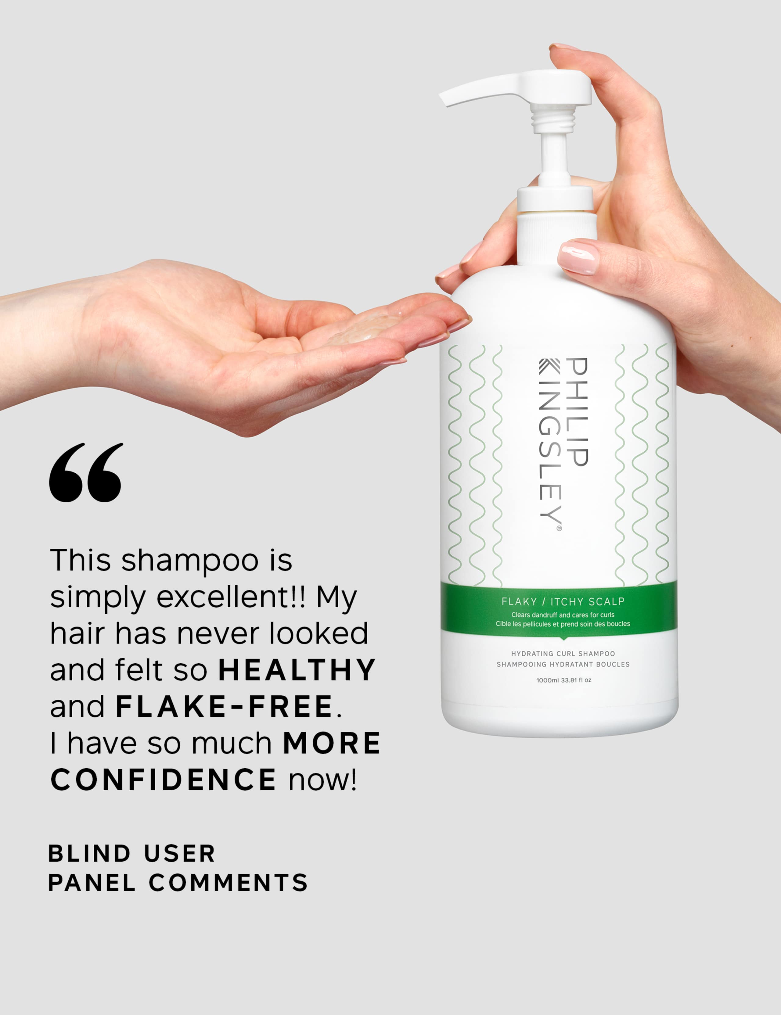 Philip Kingsley Flaky/Itchy Scalp Hydrating Curl Anti-Dandruff Shampoo 1000ml 7 of 7