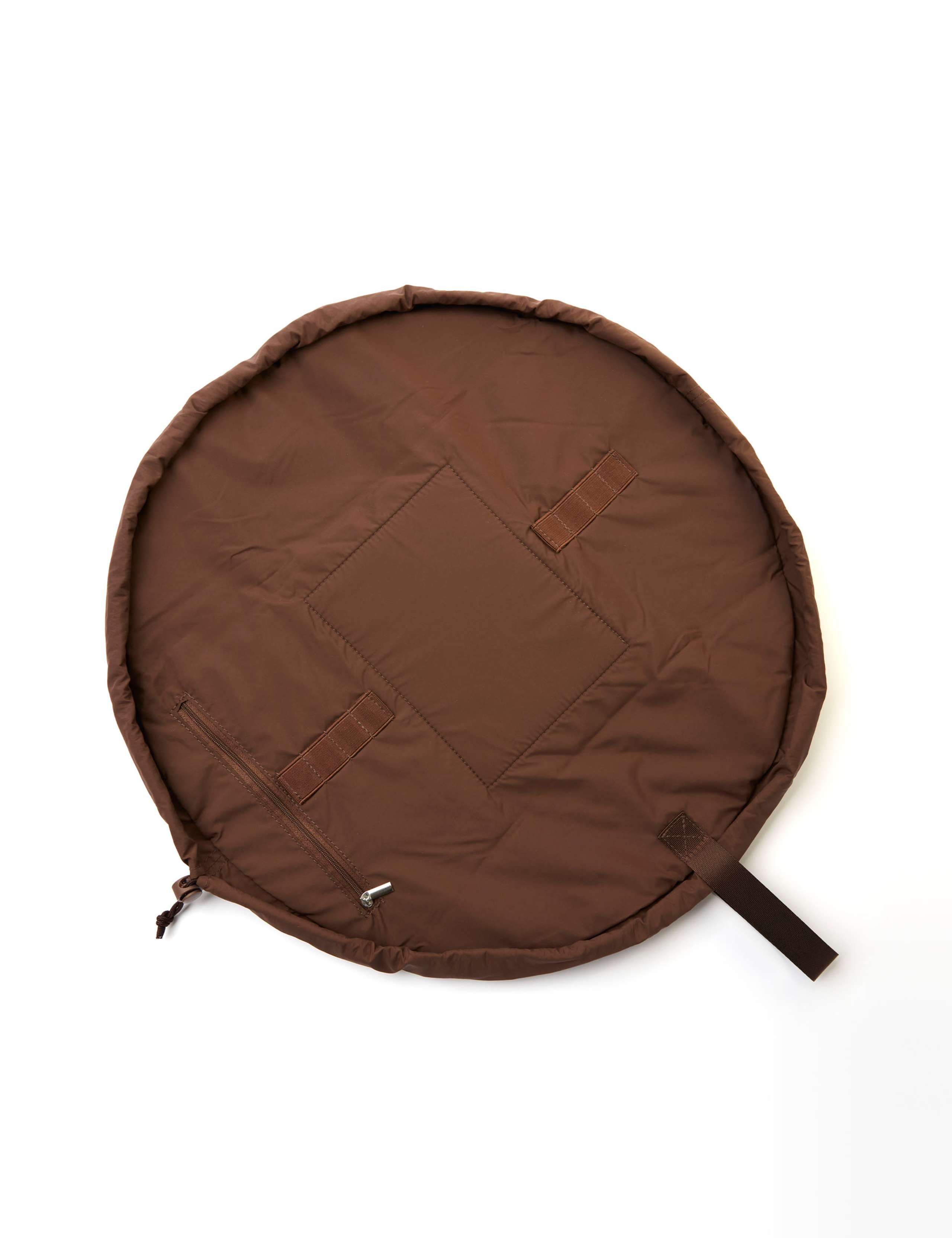 Drawstring Flat Lay Makeup Bag - Espresso 5 of 5