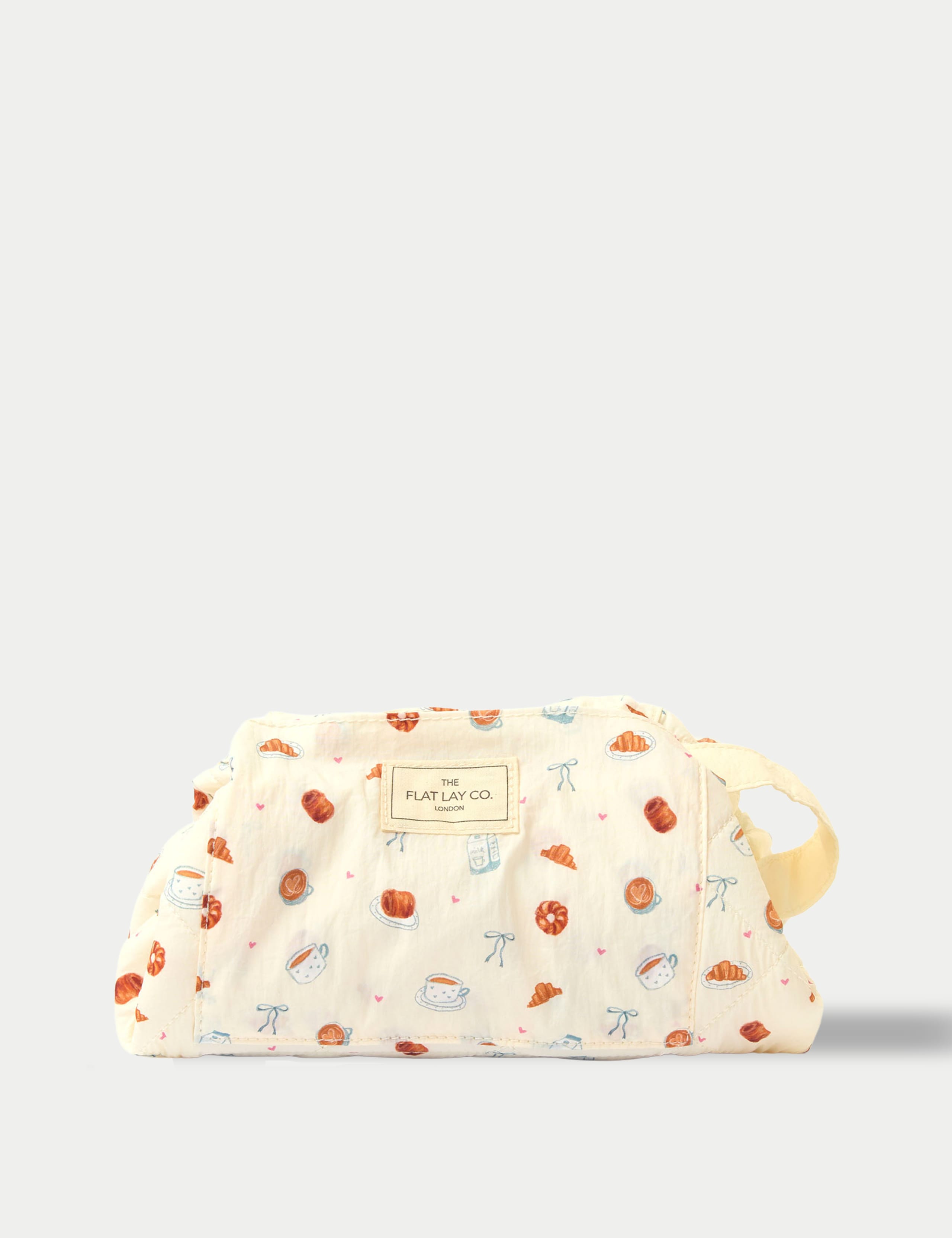 Parachute Drawstring Flat Lay Makeup Bag - Patisserie 1 of 5