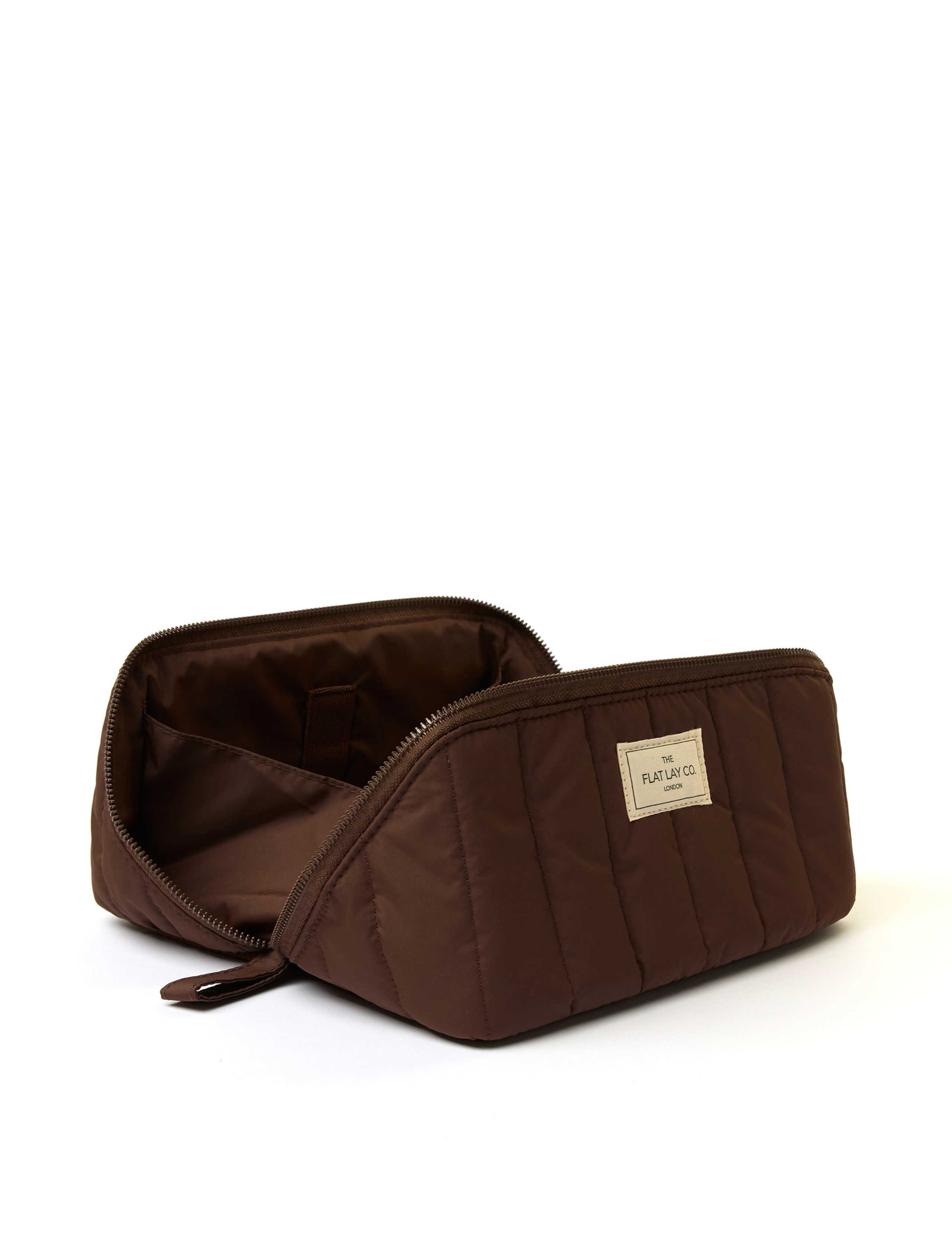 Marshmallow Flat Lay Makeup Box Bag - Espresso 3 of 9