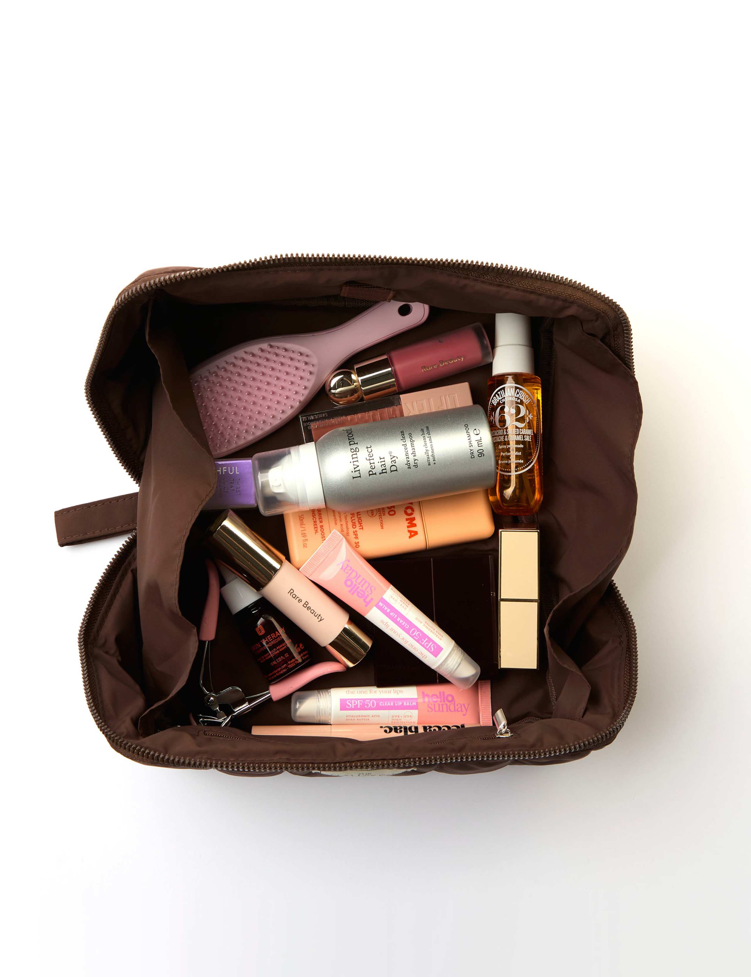 Marshmallow Flat Lay Makeup Box Bag - Espresso 8 of 9