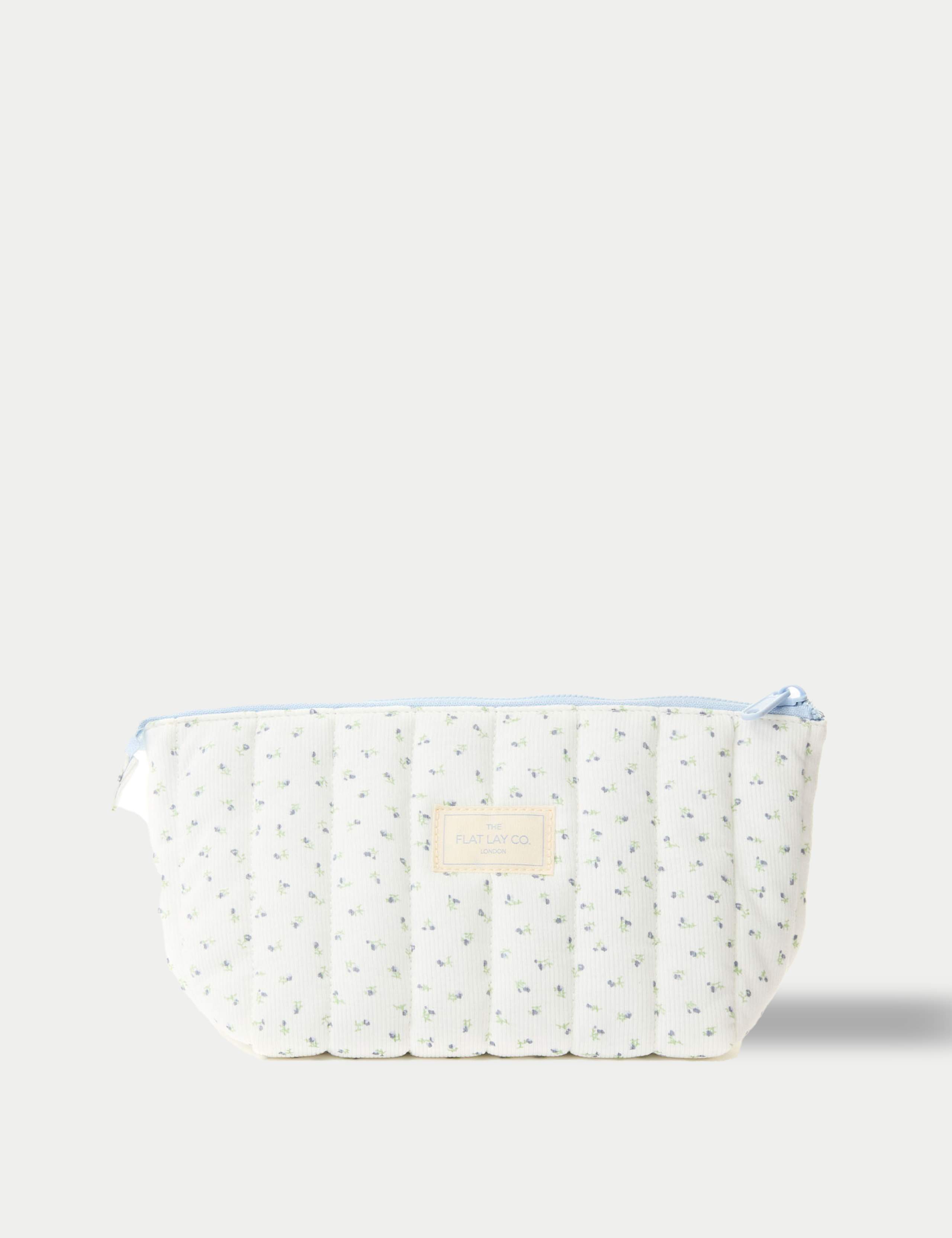 Marshmallow Essential Makeup Pouch - Cozy Cotton Ditsy Floral 1 of 7