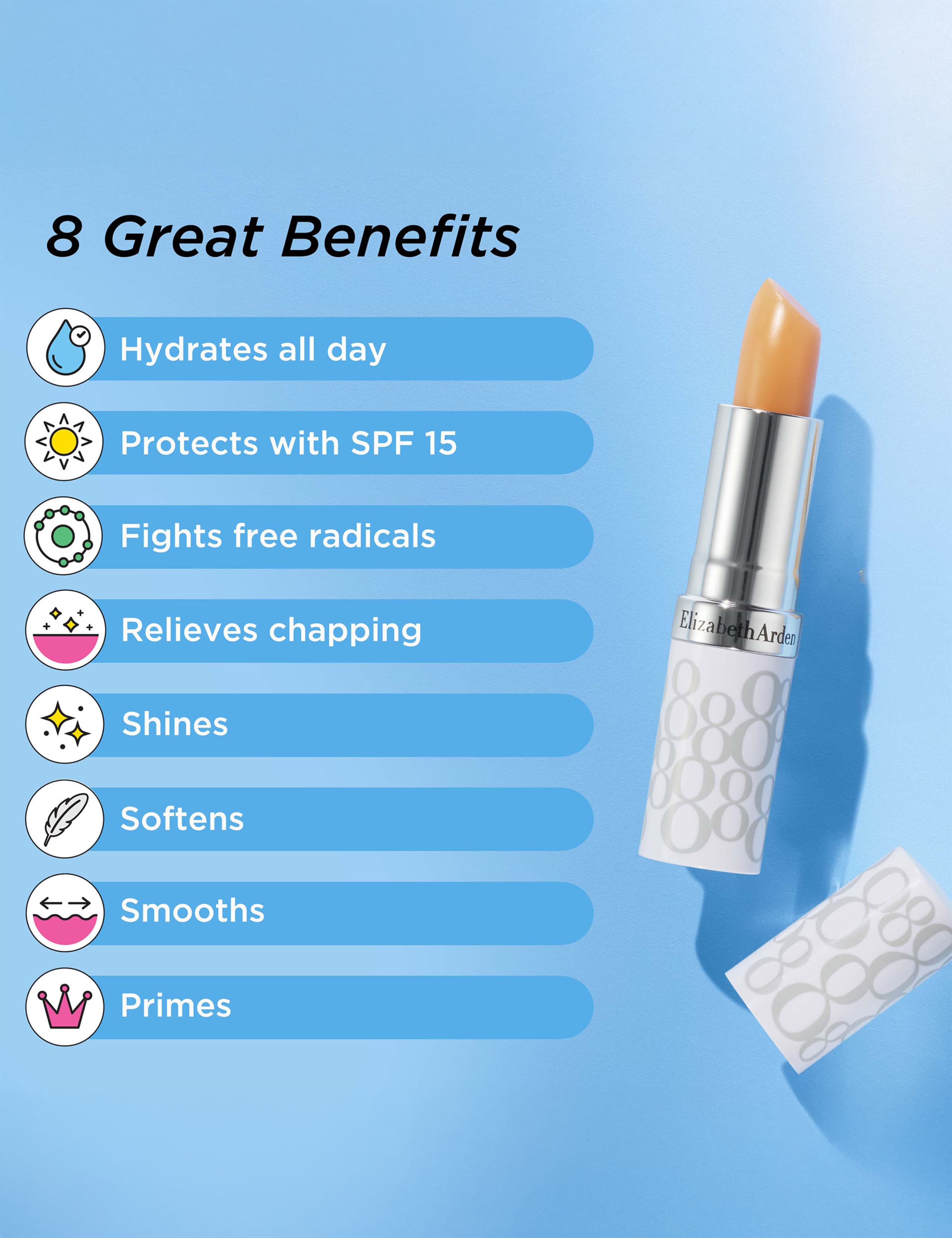 Eight Hour® Cream Lip Protectant Stick Sheer Tint SPF 15 Berry 3.7g 3 of 9