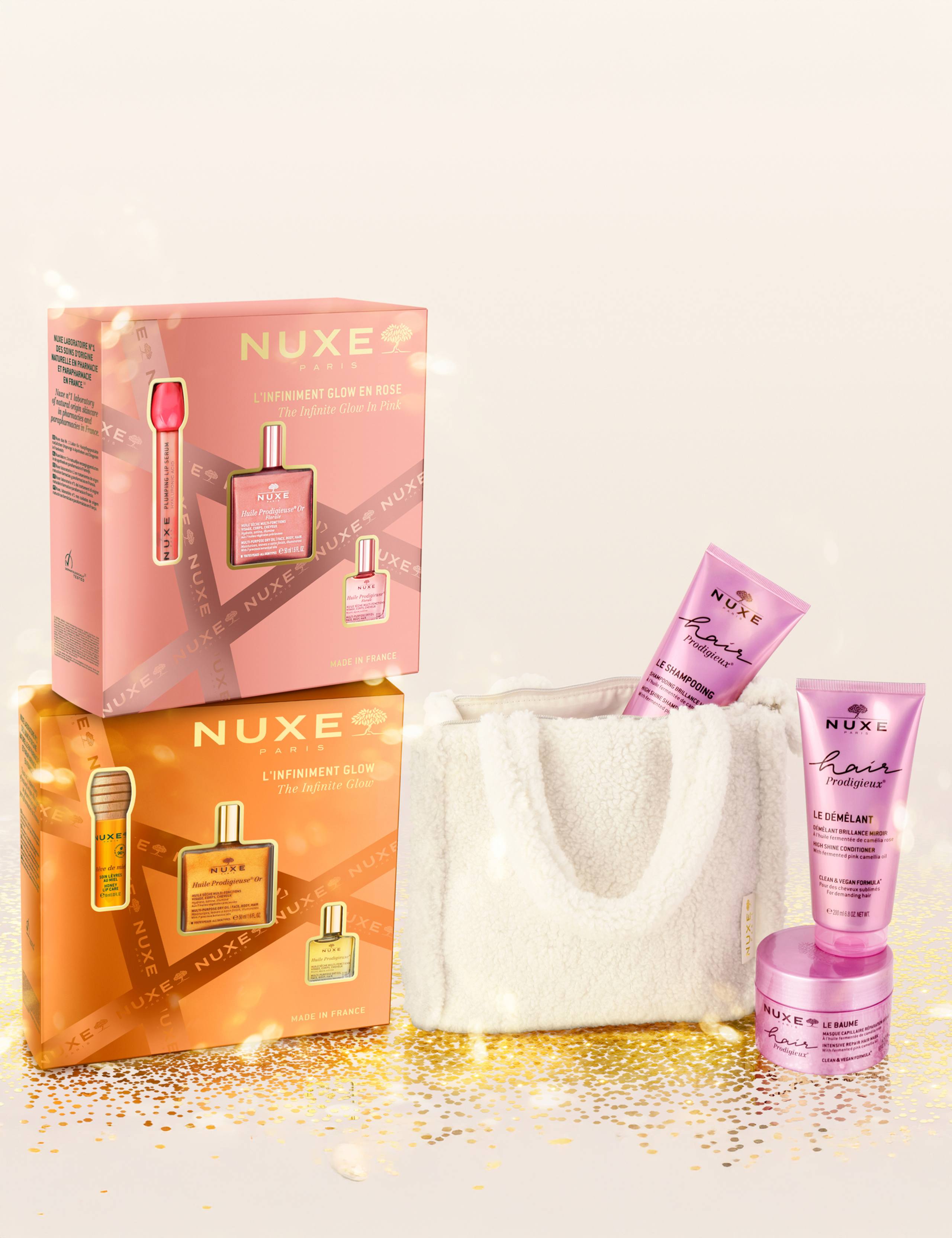 NUXE The Infinite Rose Gold Glow Gift Set 3 of 4