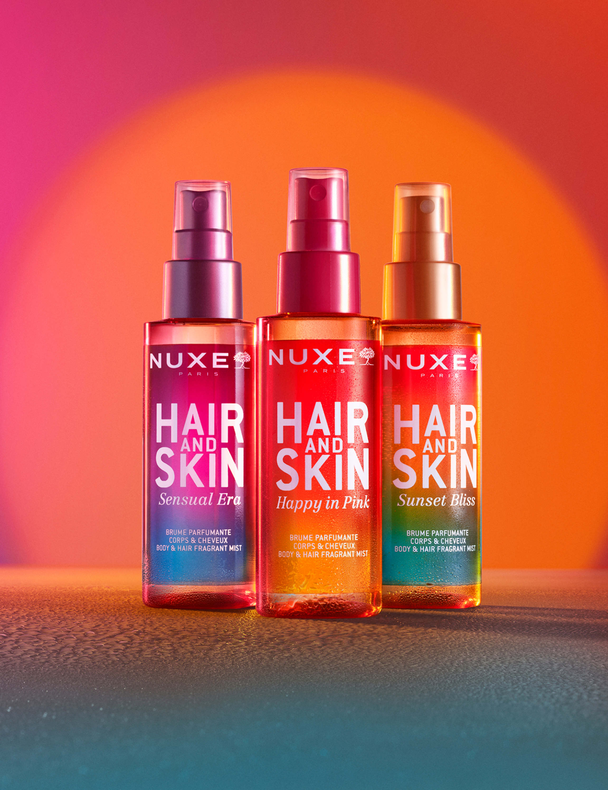 NUXE Happy in Pink Hair & Body Mist 100ml 3 of 4